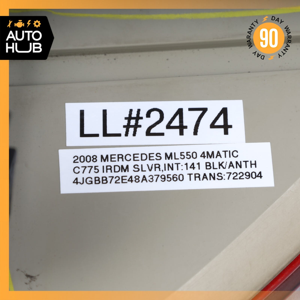 06-08 Mercedes W164 ML550 ML350 Left Driver Side Tail Light Lamp OEM - photo 15