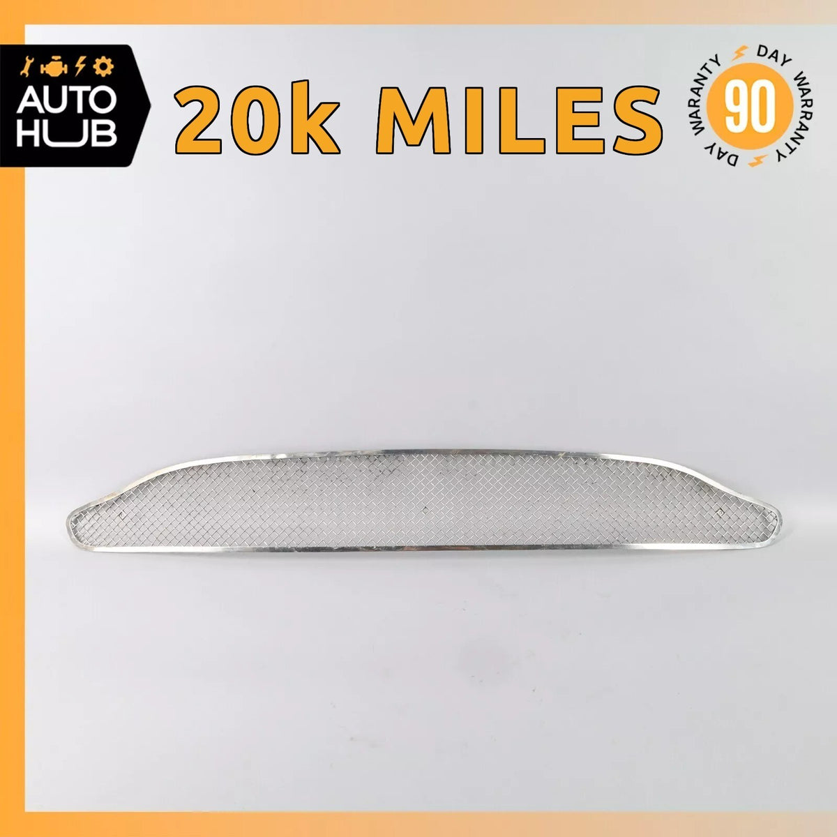00-04 Aston Martin DB7 Vantage Upper Bumper Radiator Grille Grill Chrome OEM 20k - photo 1