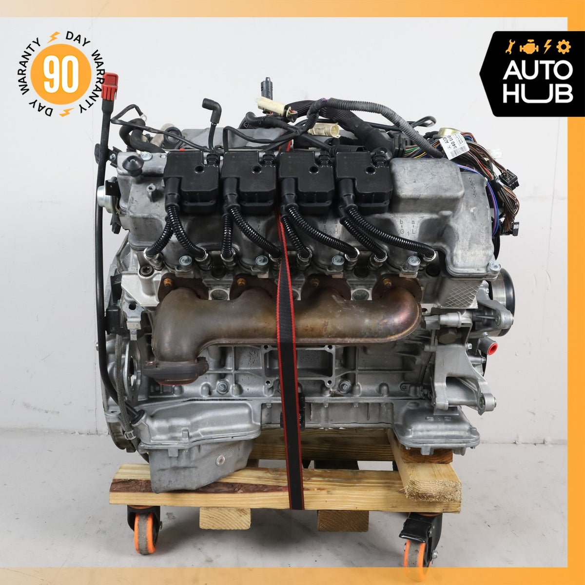 99-06 Mercedes R230 SL500 CLK500 Engine Motor Assembly 5.0 V8 M113 113.963 OEM - photo 5