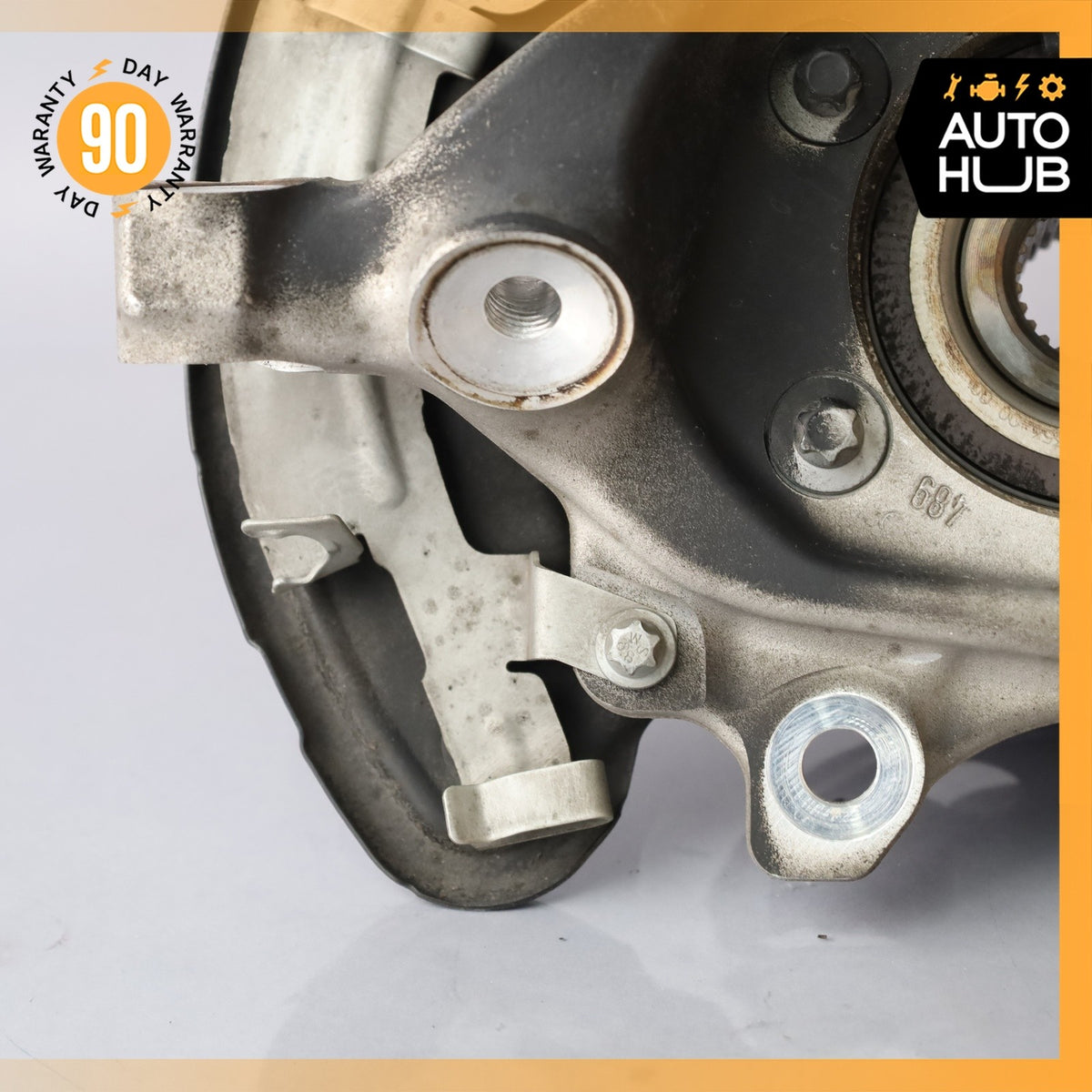 17-20 Mercedes W213 E350 E300 Rear Left Side Spindle Knuckle Hub OEM - photo 14