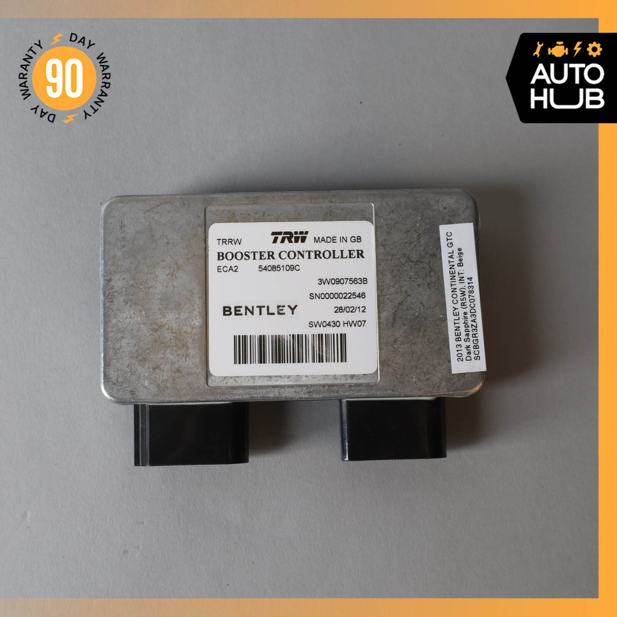 09-18 Bentley Continental GTC GT Adaptive Cruise Control Module Unit OEM 71k - photo 3