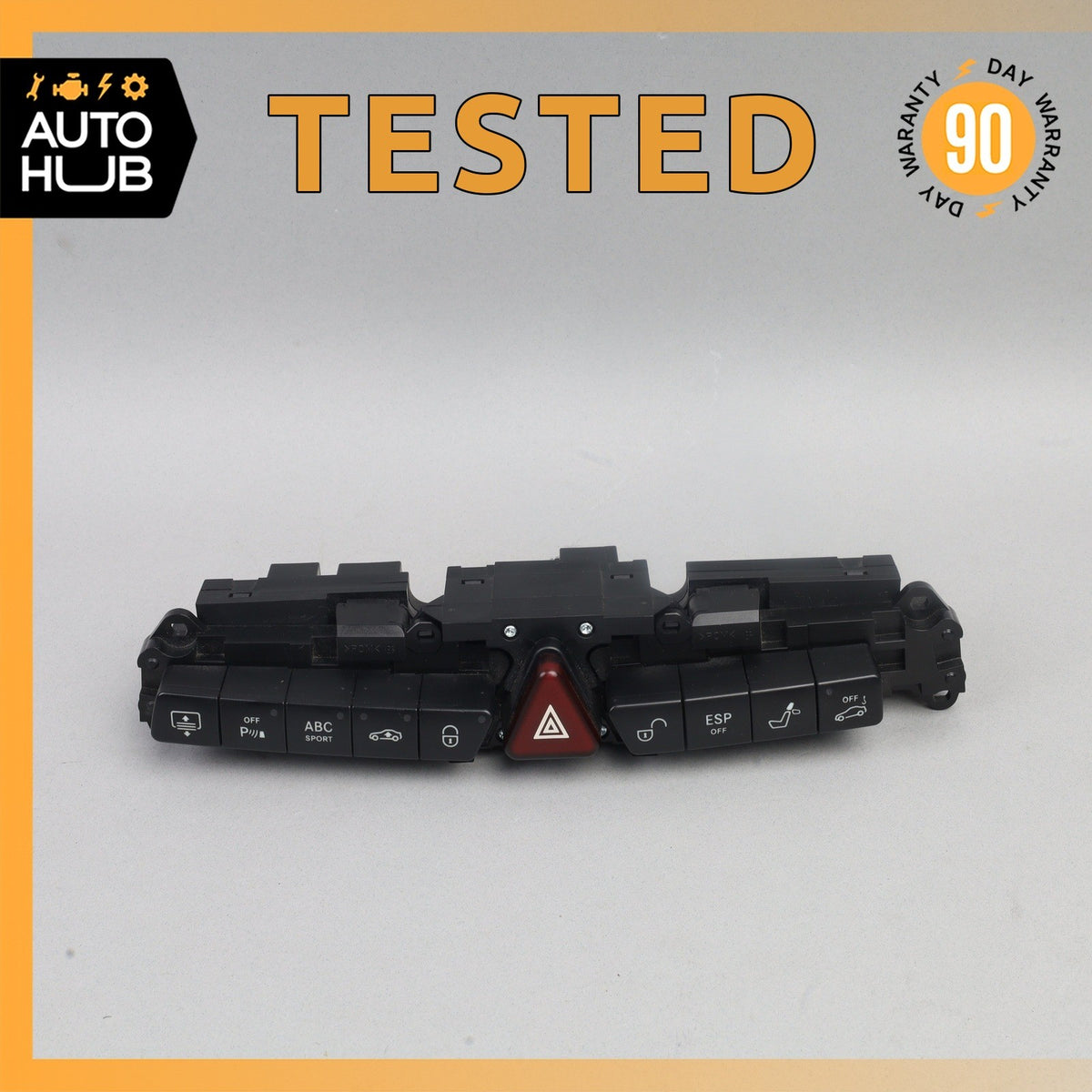 03-06 Mercedes W215 CL500 CL55 Center Dash Hazard ESP Lock Switch Control OEM - photo 1