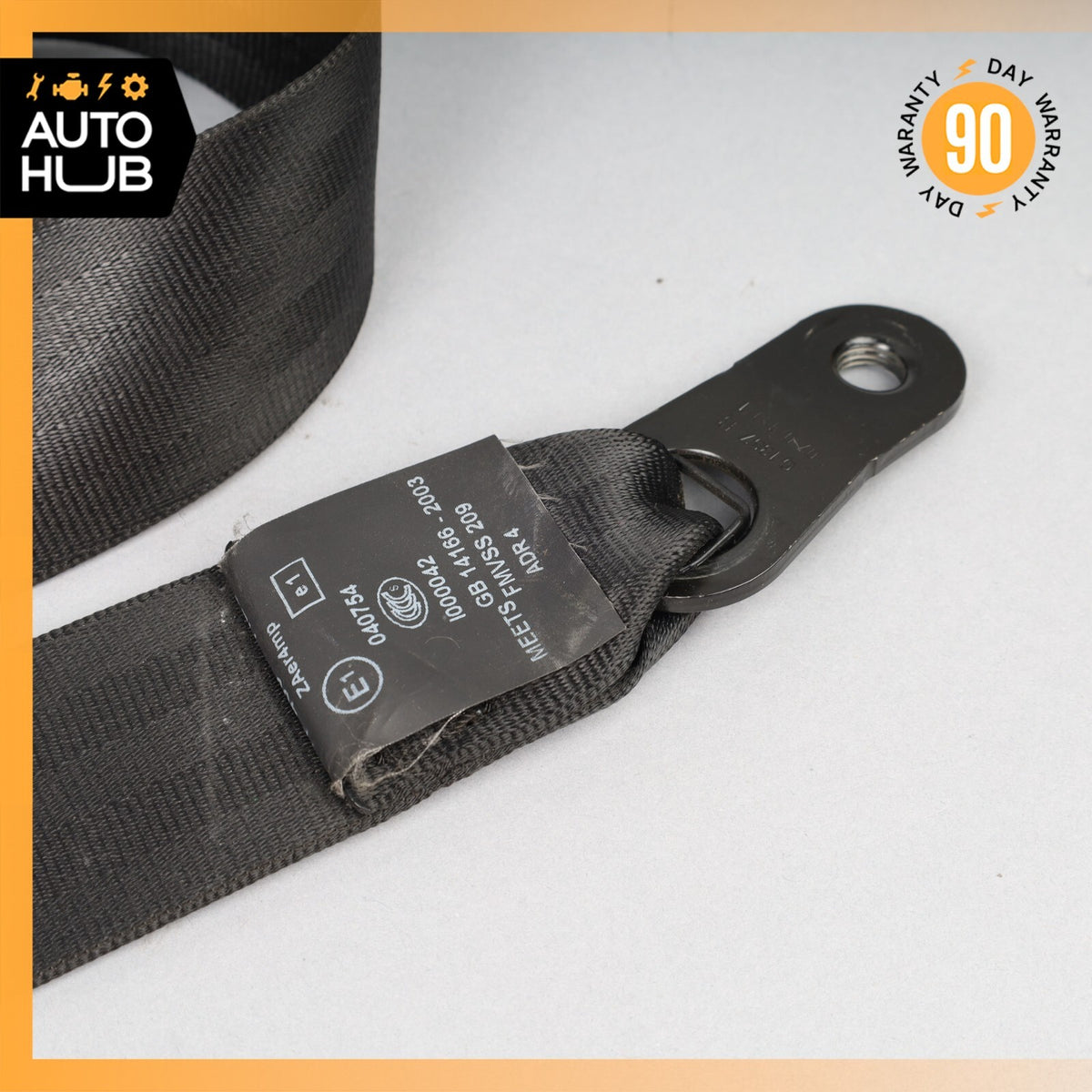 06-13 Bentley Continental Flying Spur Front Right Side Seat Belt Black OEM - photo 14