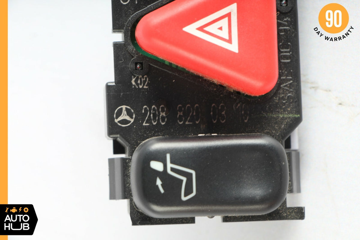 98-02 Mercedes W208 CLK320 E430 Hazard Door Lock Switch Control Panel OEM - photo 9