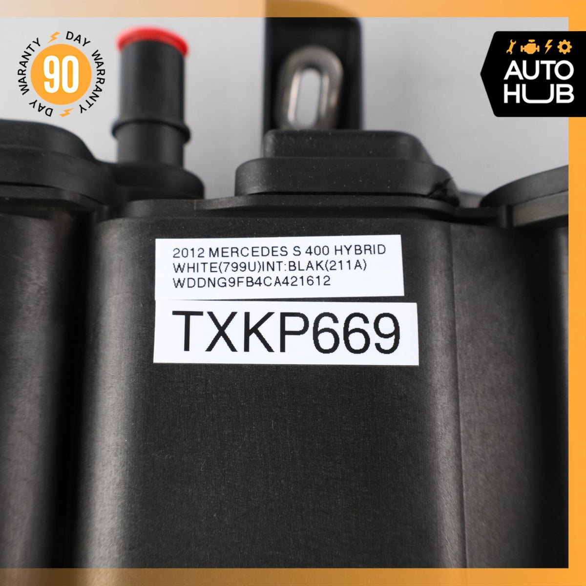 10-13 Mercedes W221 S400 Hybrid EVAP Fuel Evaporator Box Charcoal Canister OEM - photo 12