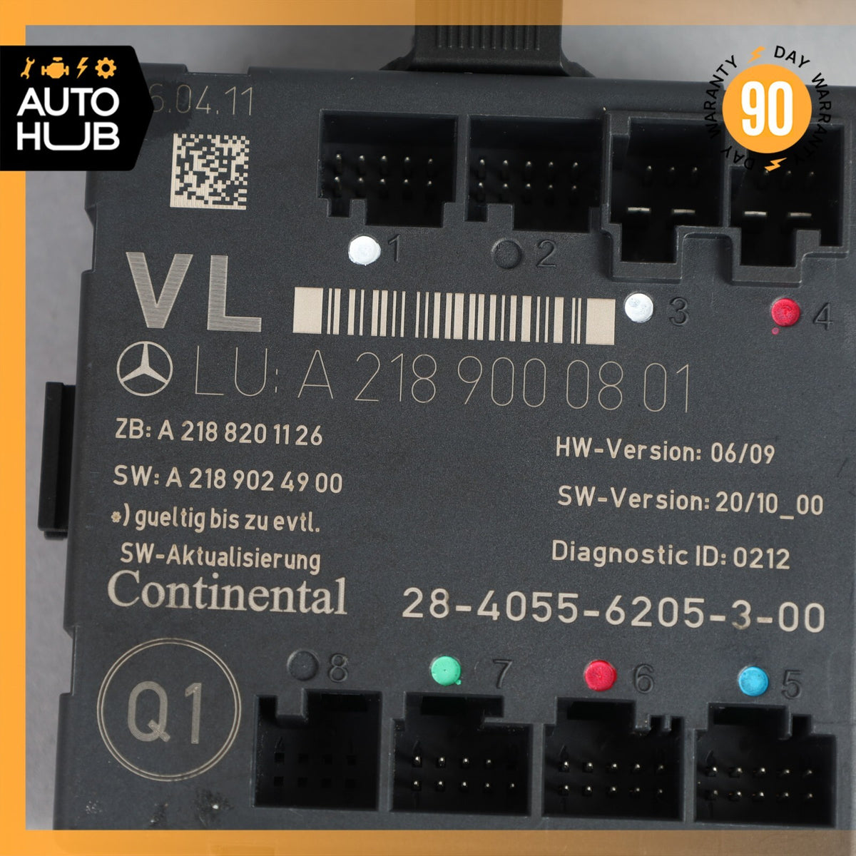 08-18 Mercedes W218 CLS550 SLK350 E400 Front Left Side Door Control Module OEM - photo 9