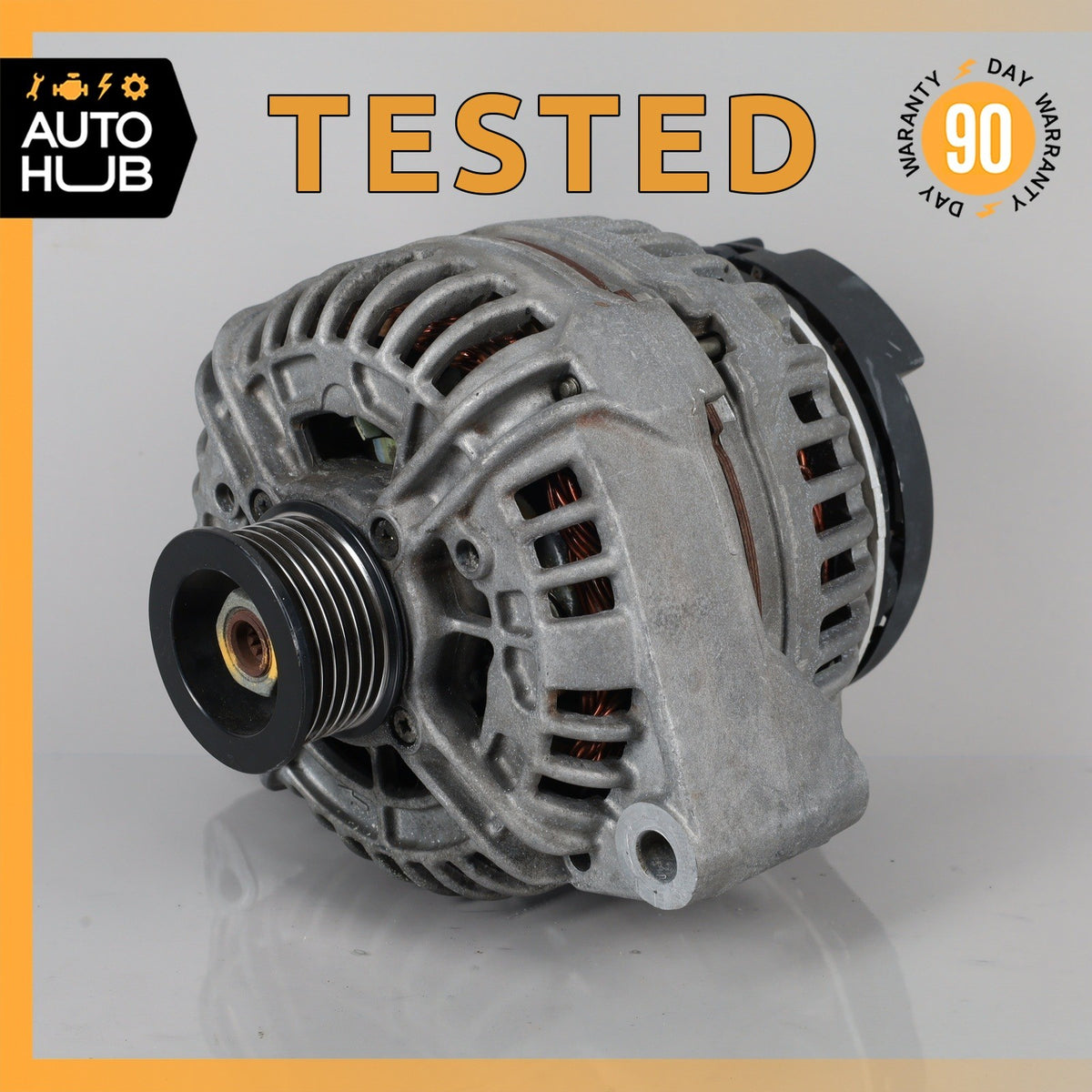 02-06 Mercedes W211 E320 CLK430 CLK55 AMG Generator Alternator 0121541302 OEM - photo 1