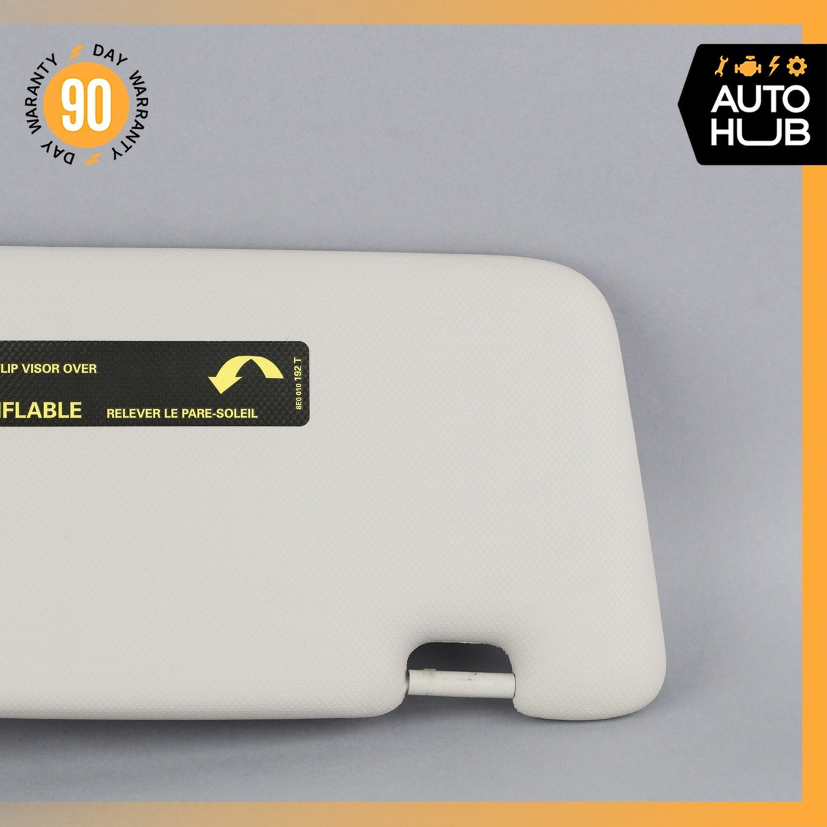 10-12 Audi B8 A4 S4 Left Sunvisor Sun Visor Gray 8K0857551L OEM - photo 4