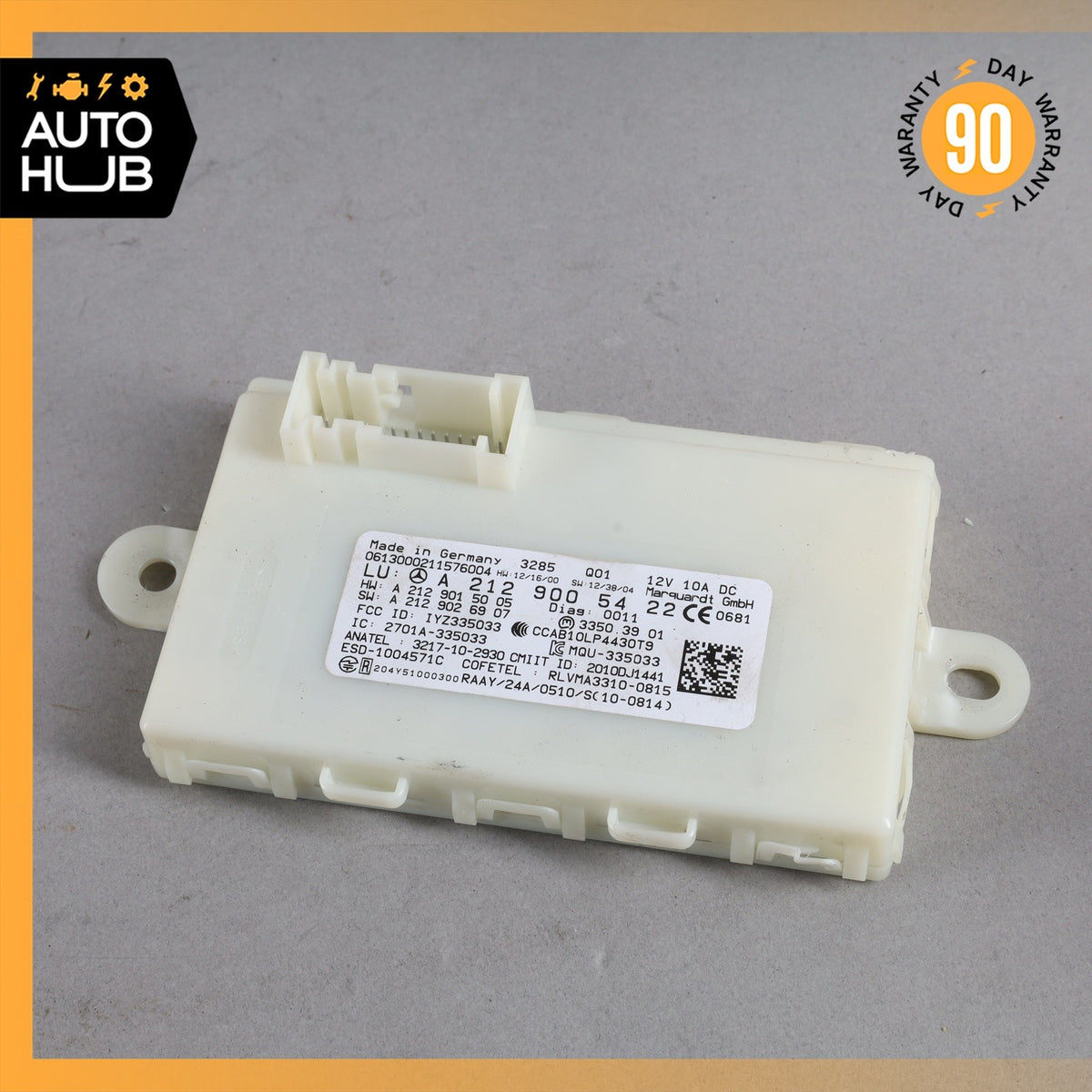 13-20 Mercedes W207 E350 CLS400 SL550 E550 Keyless Go Entry Control Module OEM - photo 1