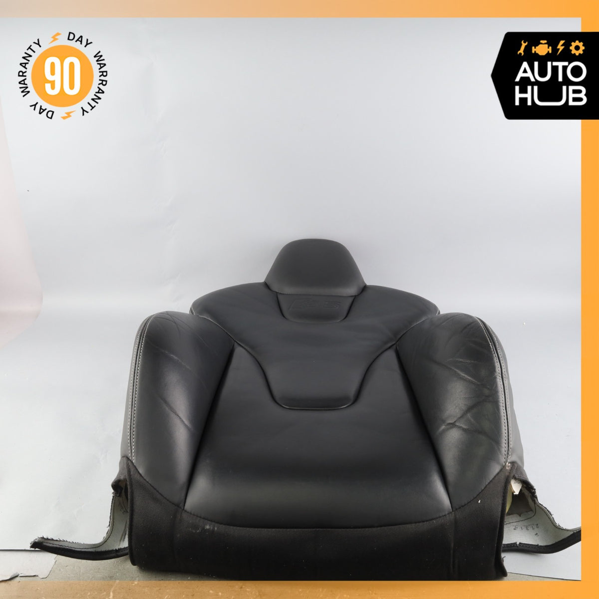 13-17 Audi S5 Convertible Front Left Top Upper Seat Cushion Nappa Black OEM - photo 18