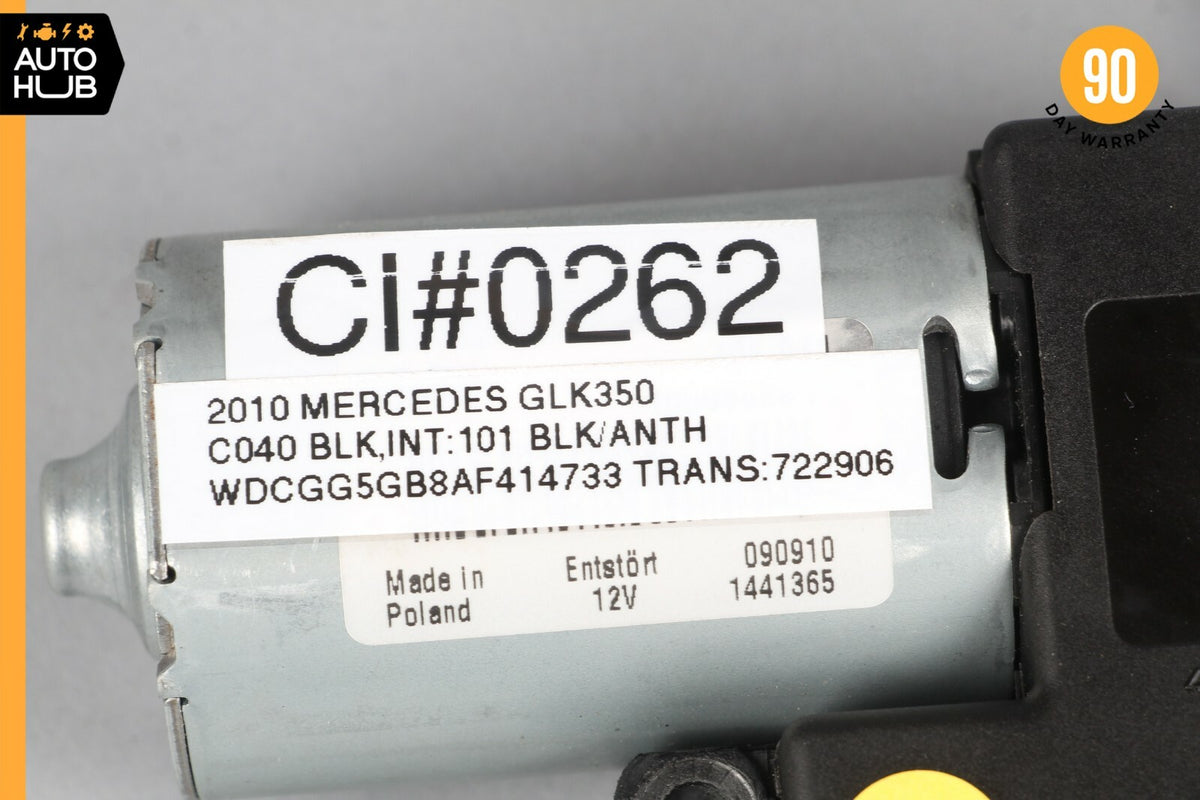 08-15 Mercedes X204 GLK350 C250 Panoramic Sunroof Sun Roof Motor 2048200708 OEM - photo 8