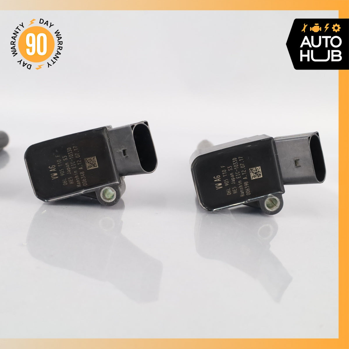 17-19 Audi 4M Q7 Engine Motor Ignition Coil Set of 4 OEM 87k - photo 6