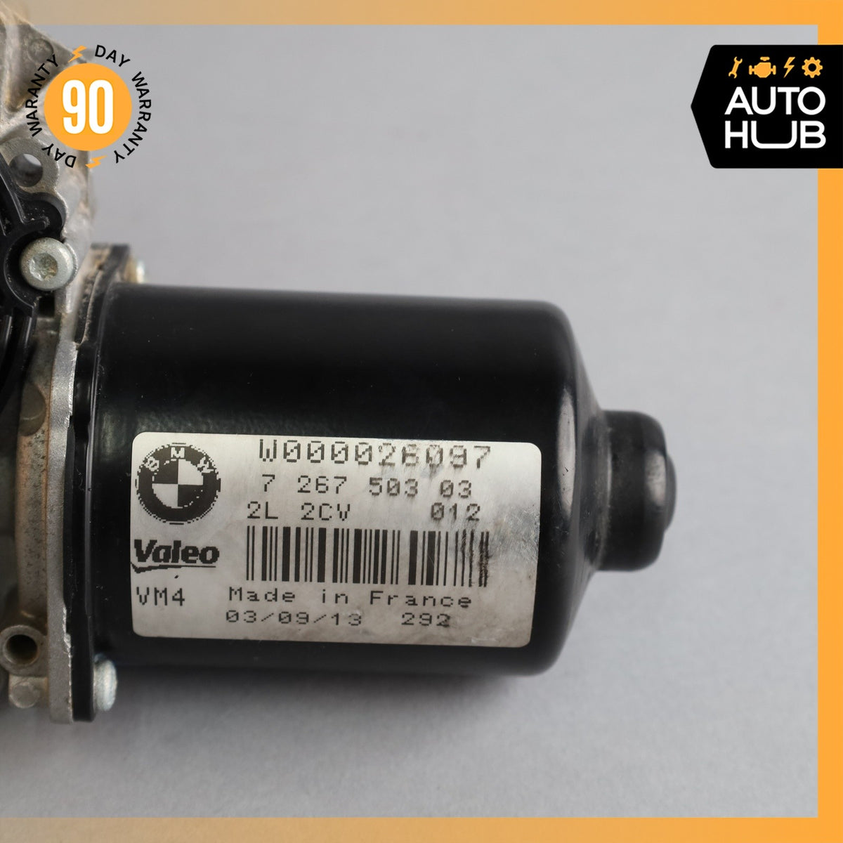 12-20 BMW F32 435i 430i Windshield Washer Wiper Motor OEM 65k - photo 2