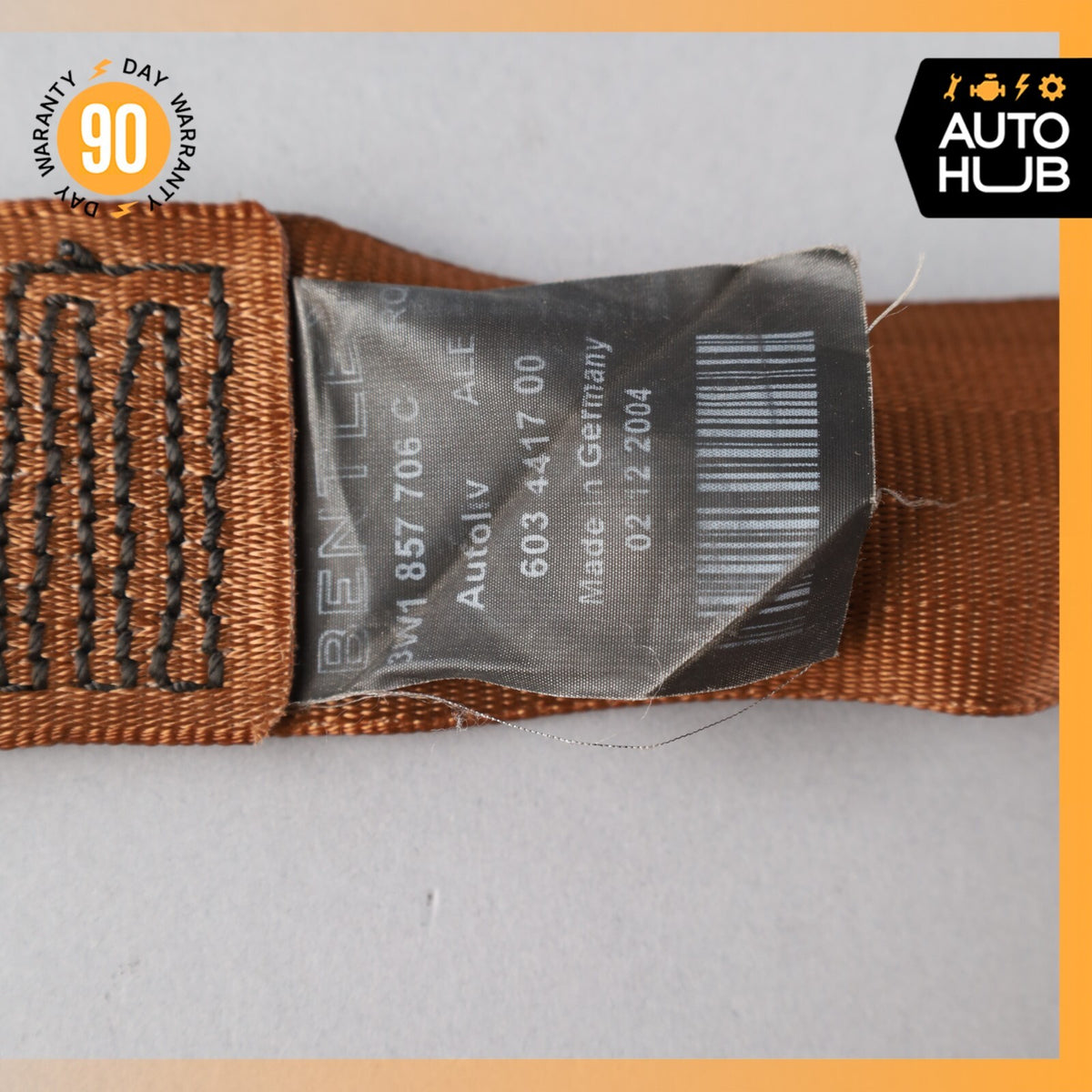 03-10 Bentley Continental GT GTC Front Right Passenger Side Seat Belt OEM 53k - photo 20