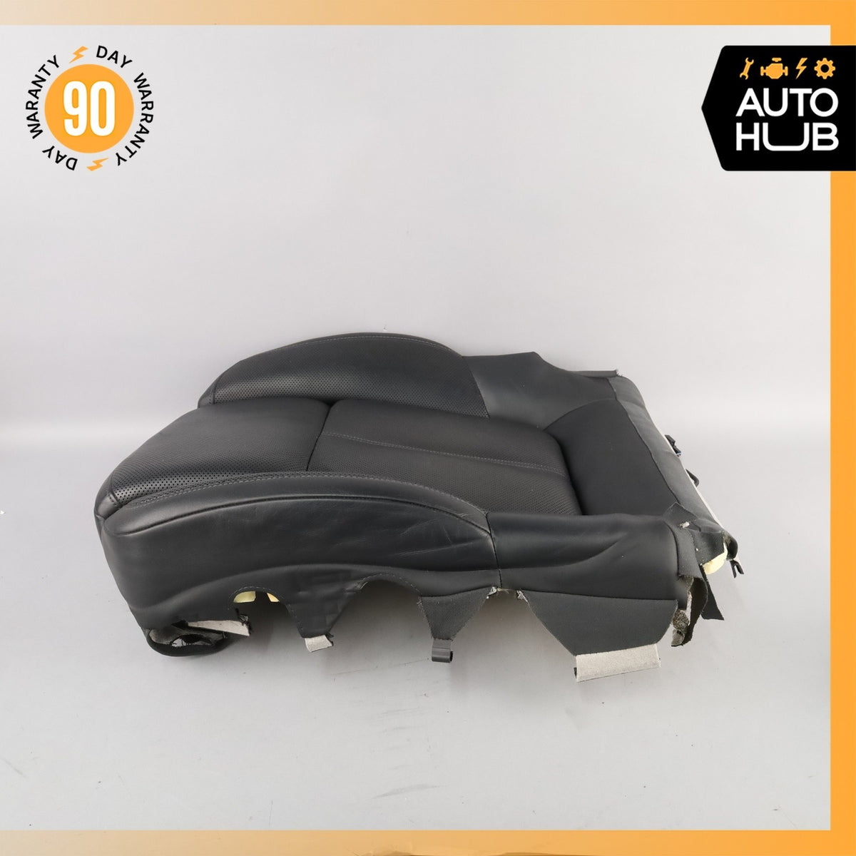 15-18 Porsche Macan 95B Front Left Lower Bottom Seat Cushion Leather Black OEM - photo 9