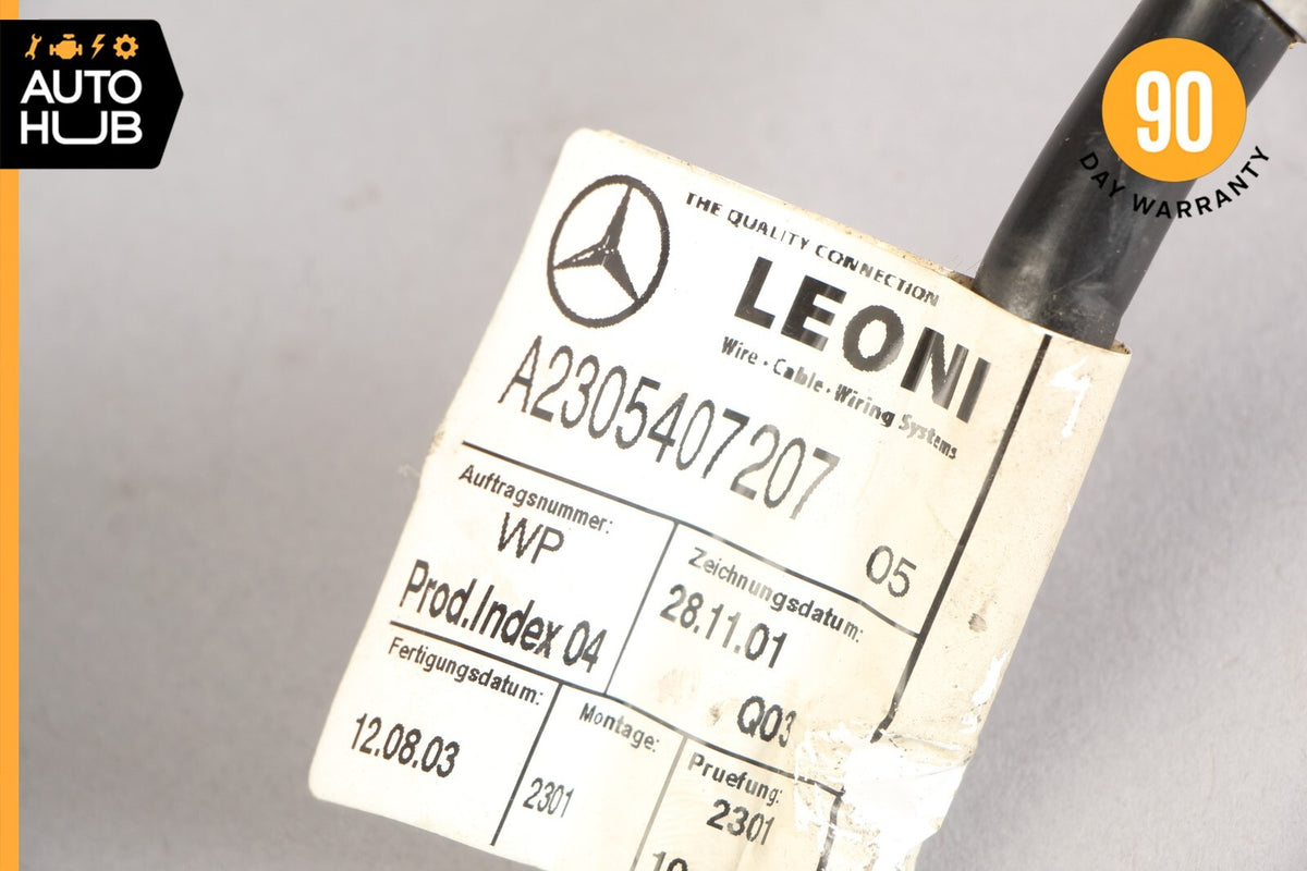 03-09 Mercedes R230 SL500 SL550 SL63 AMG Positive Battery Cable 2305407207 OEM - photo 10