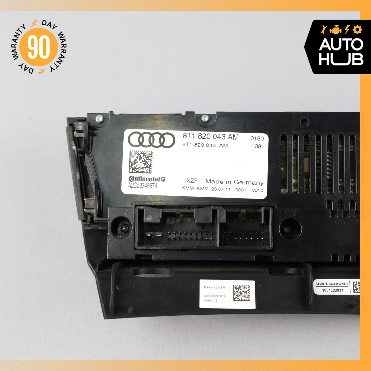 10-12 Audi B8 A4 S4 A/C Heater Tempeerature Climate Control Switch OEM - photo 7