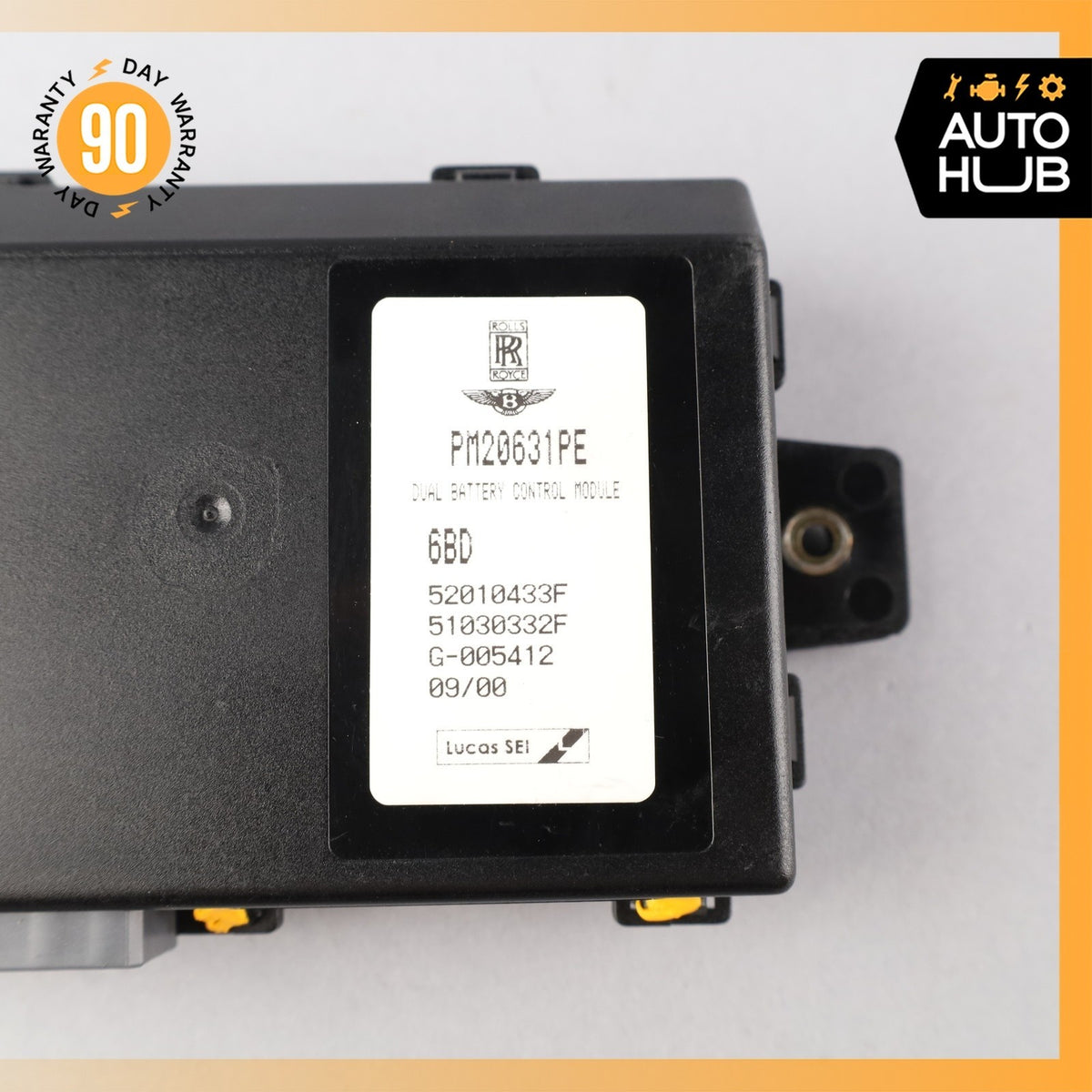 99-09 Bentley Arnage / Rolls Royce Seraph Dual Battery Control Module OEM 30k - photo 9