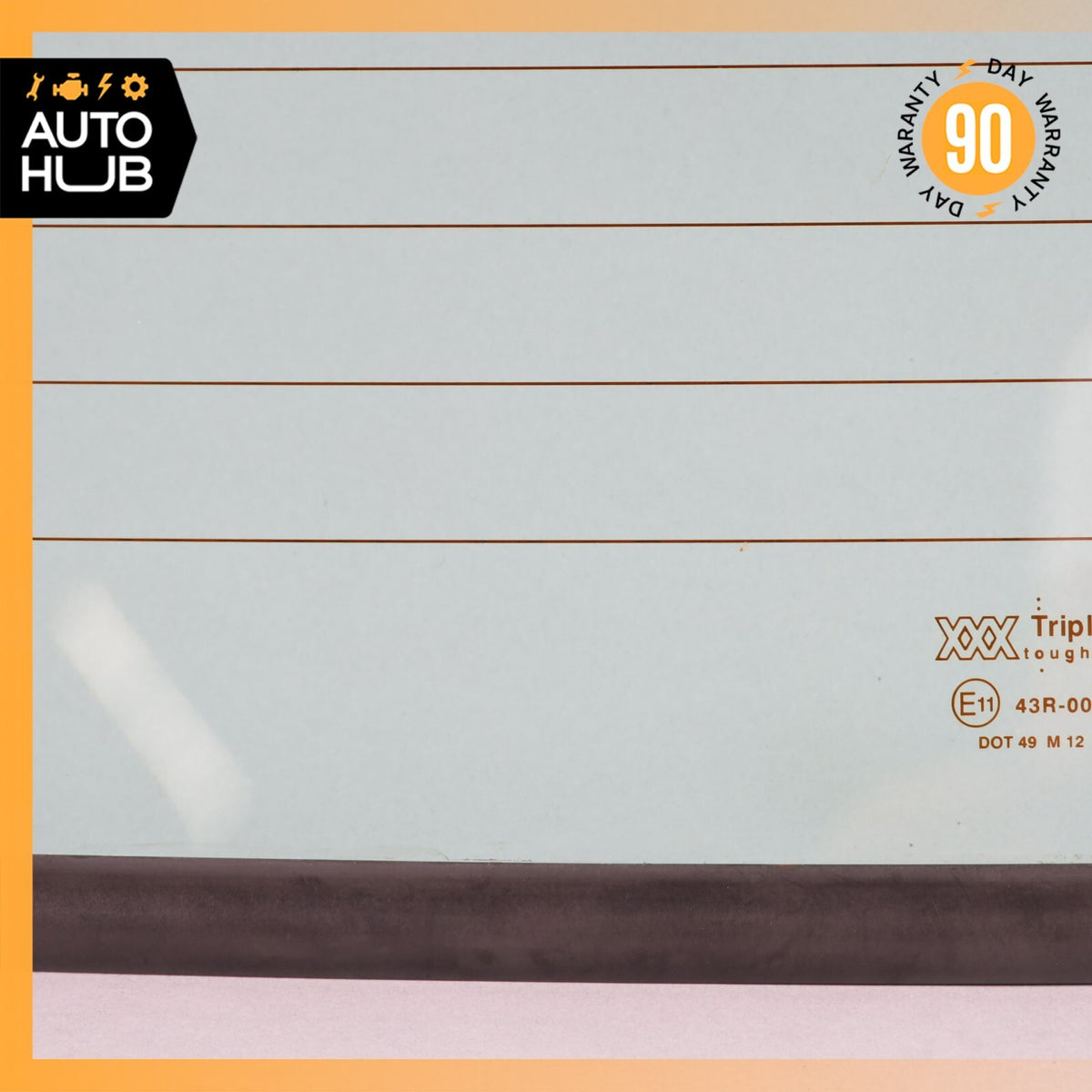 00-04 Aston Martin DB7 Vantage Rear Back Convertible Soft Top Window Glass 20k - photo 12