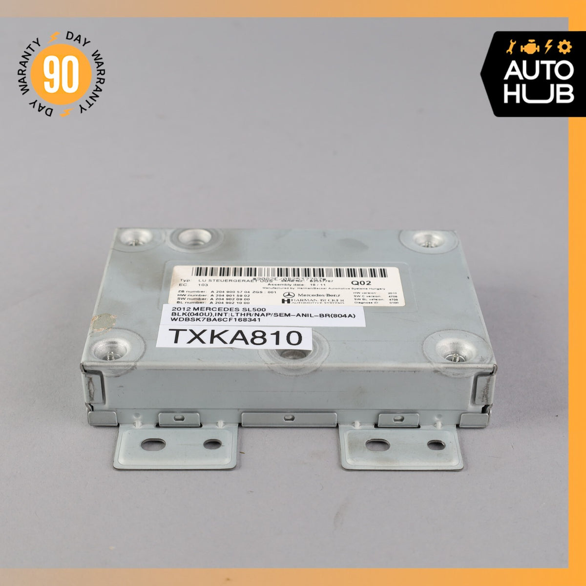Mercedes R230 SL550 CLS550 Communication Interface Module 2049005704 OEM 78k - photo 4
