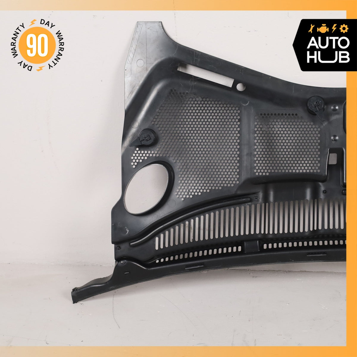 03-13 Bentley Continental GTC GT Front Windshield Cowl Panel Trim Cover OEM 43k - photo 7