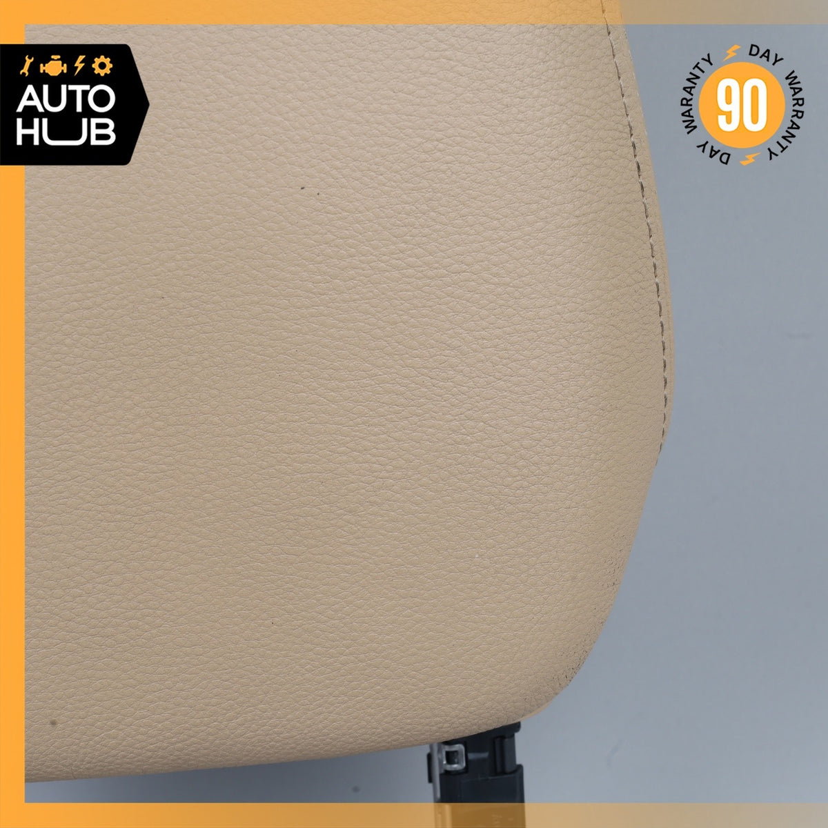 11-14 Porsche Cayenne 958 Hybrid S Front Right Side Headrest Head Rest Beige OEM - photo 4