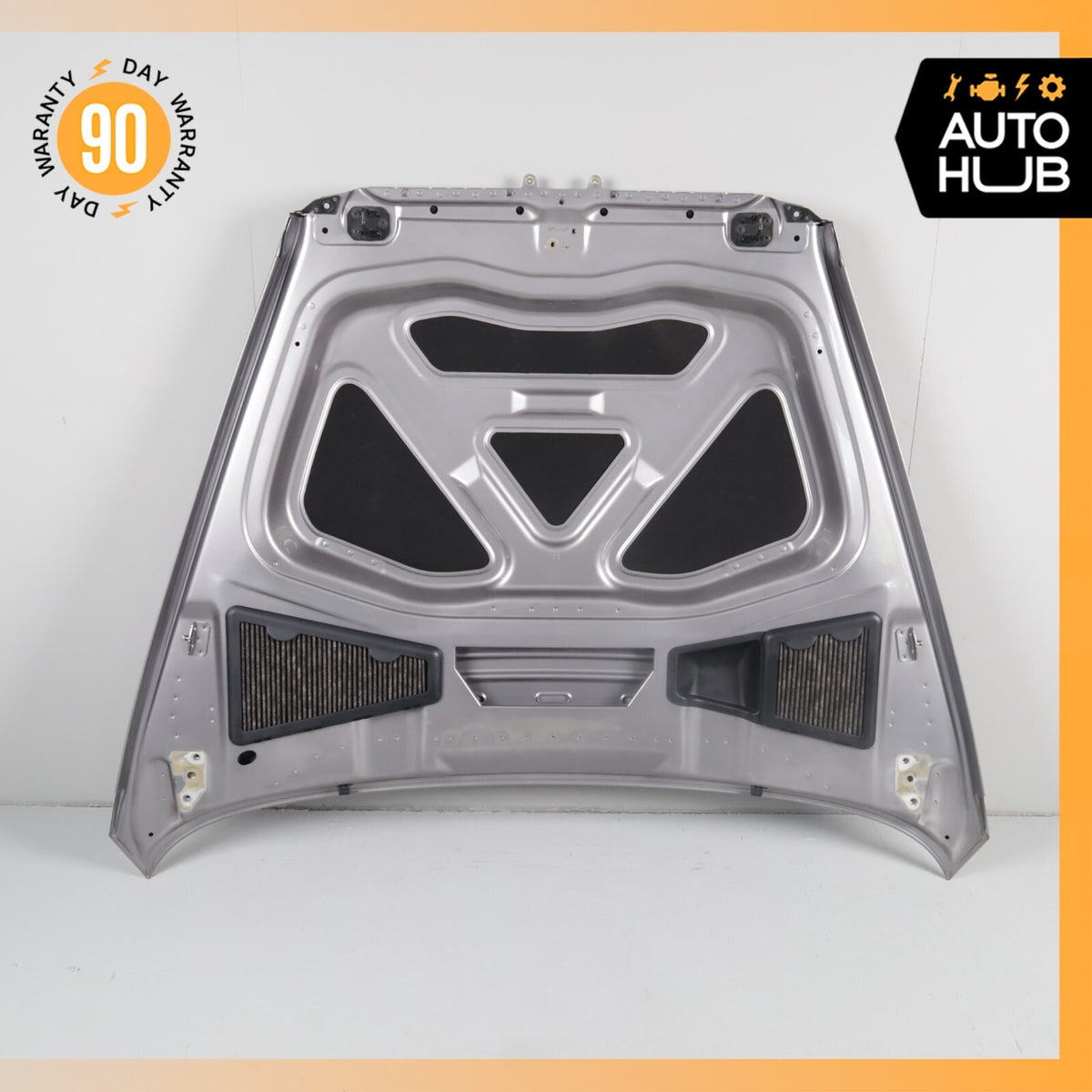 03-13 Bentley Continental GTC GT Hood Bonnet Cover Panel Assembly Silver OEM 46k - photo 12