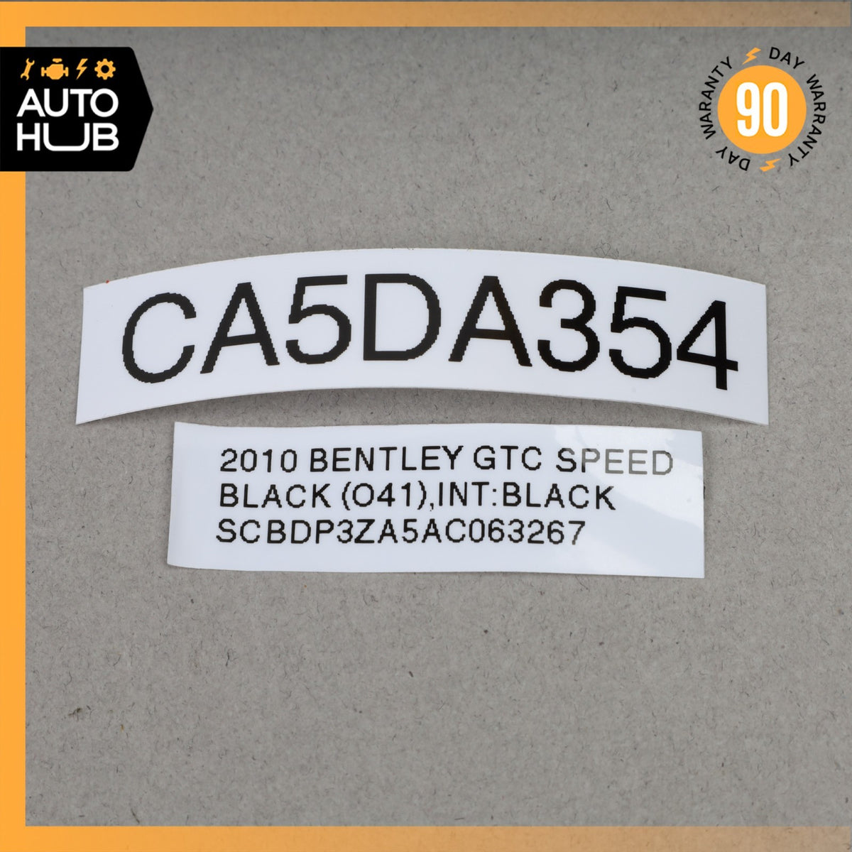 03-18 Bentley Continental GTC GT Rear Tailgate Boot Lid Lock Plate OEM - photo 14