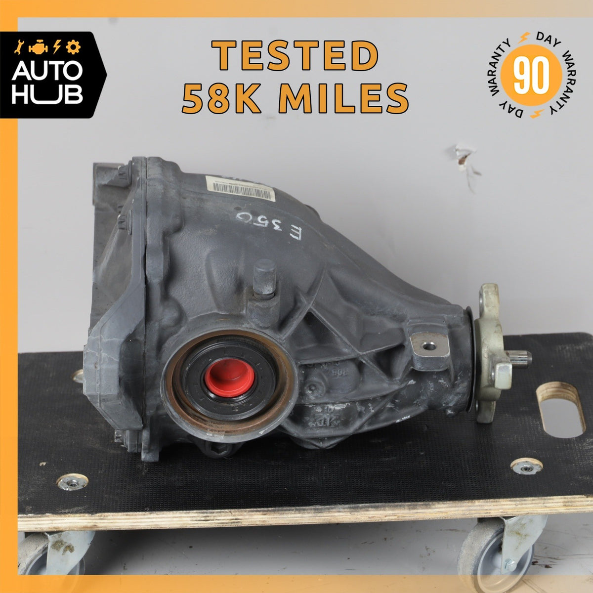 Mercedes W212 E350 C250 SL400 Rear Differential Diff Axle Carrier 3.07 OEM 58k - photo 1