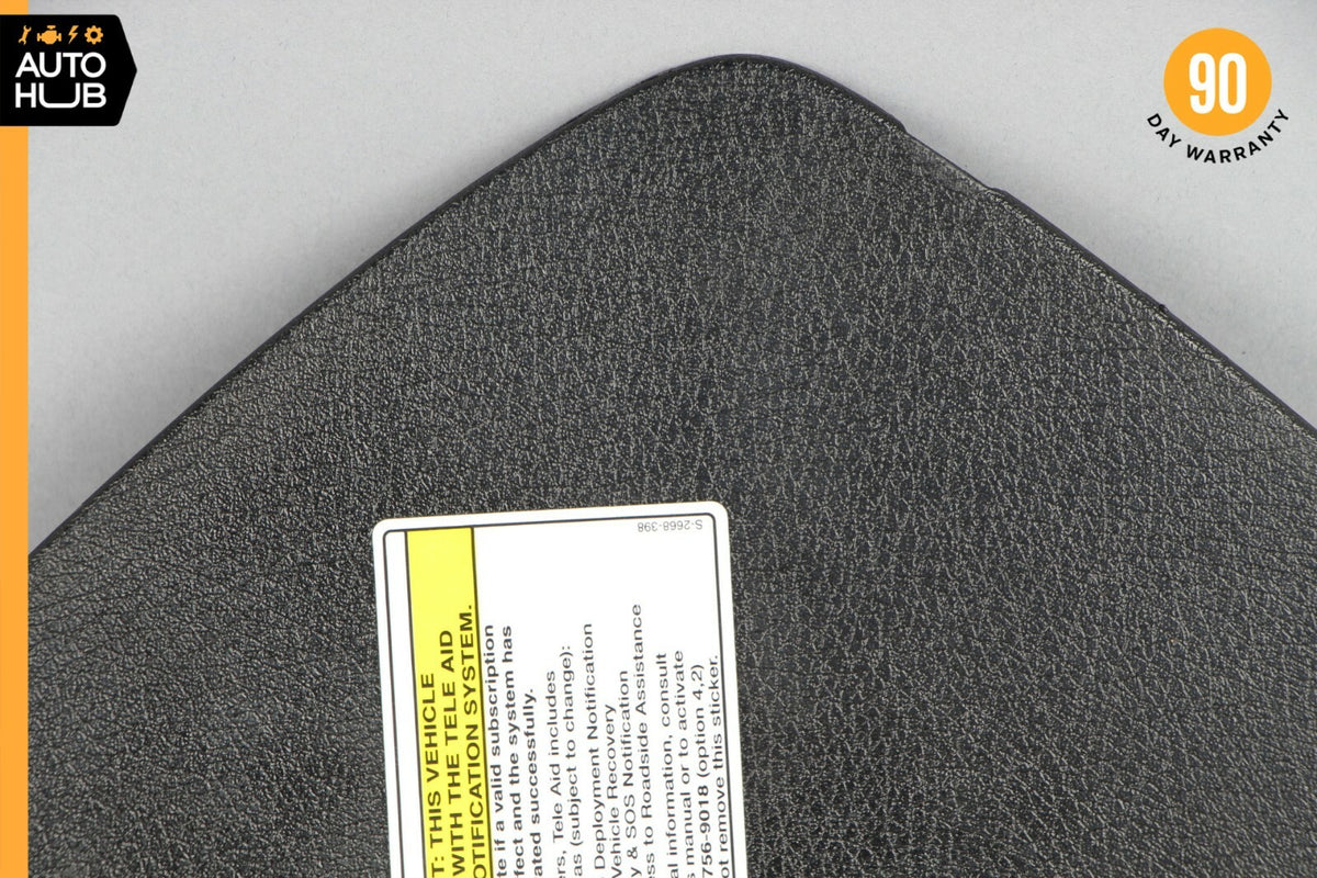 07-09 Mercedes W211 E320 E550 Left Side Dashboard Trim Cover Panel Black OEM - photo 4