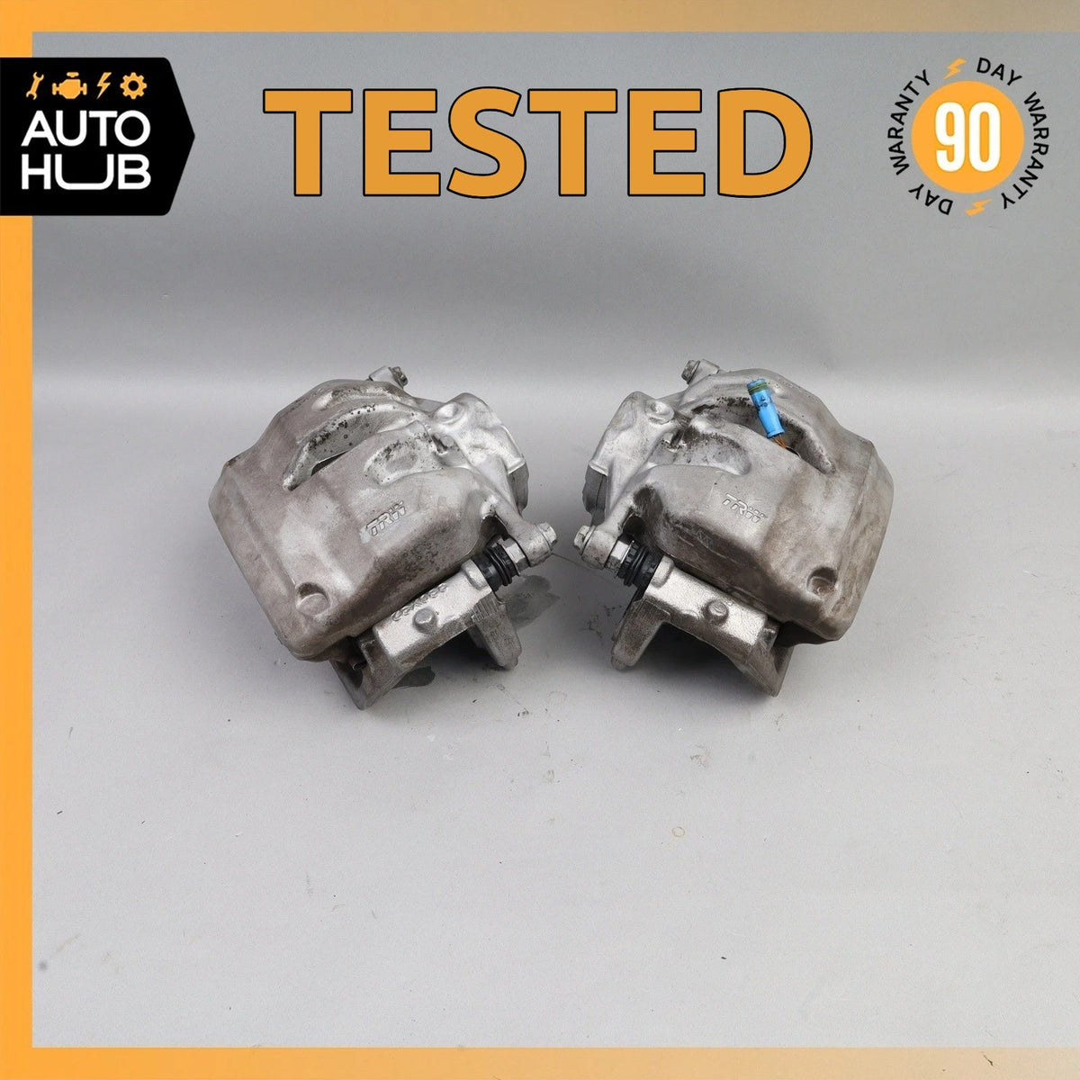 15-20 Mercedes W205 C300 C350e Front Brake Calipers Left & Right Set OEM - photo 1