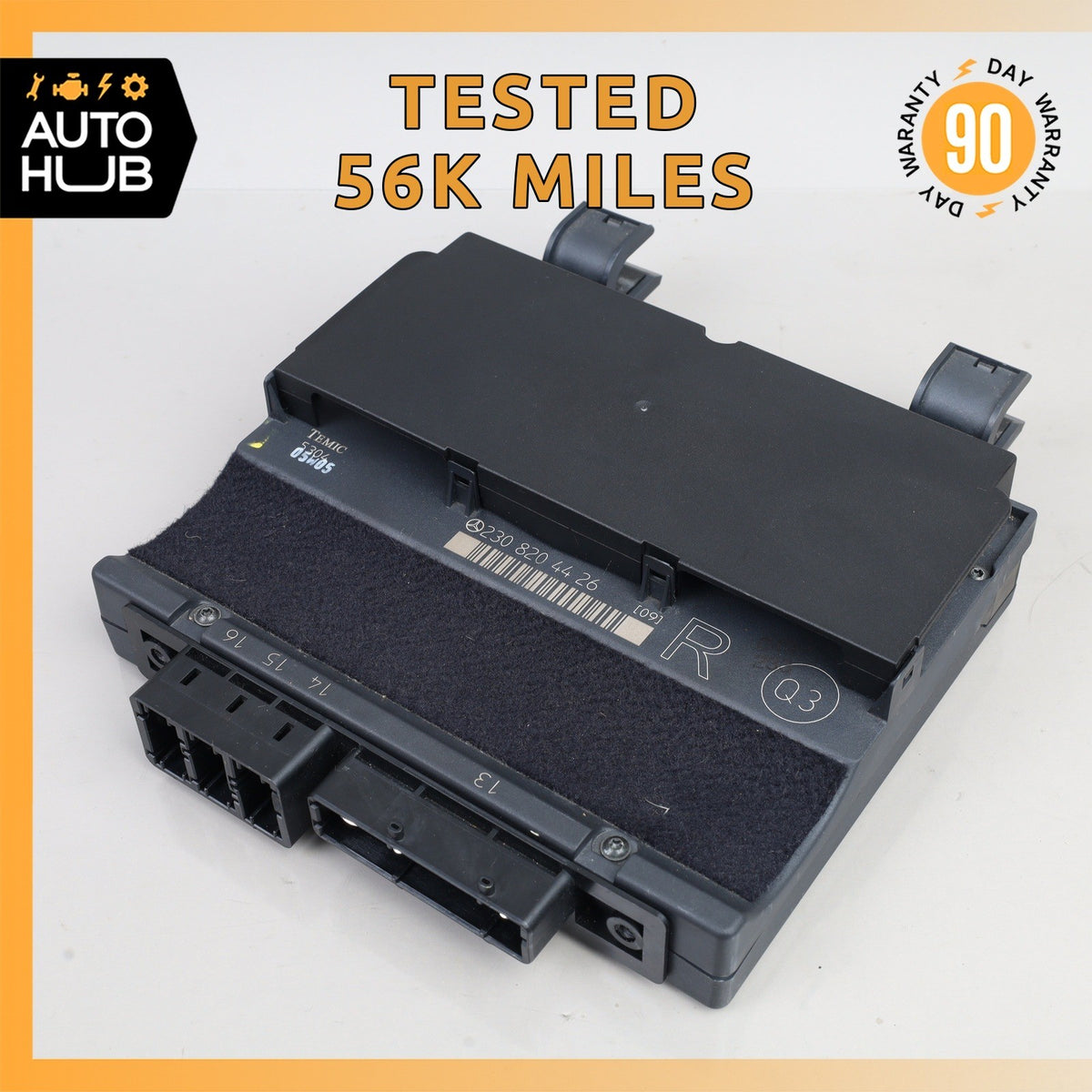 03-06 Mercedes R230 SL500 SL55 AMG Under Seat Control Module Right Side OEM - photo 1