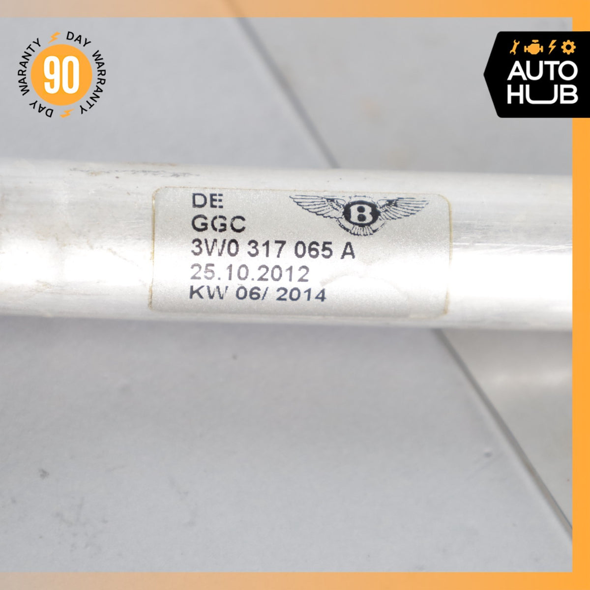 13-15 Bentley Continental GTC GT 4.0L V8 Coolant Water Hose Pipe OEM 11k - photo 13