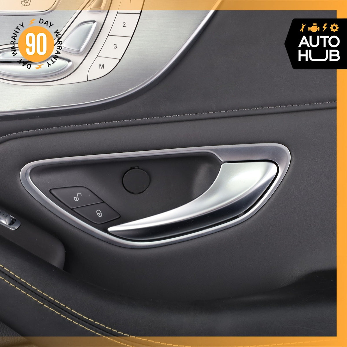 17-23 Mercedes W205 C63 AMG C300 Front Right Side Interior Door Panel OEM 43k - photo 9