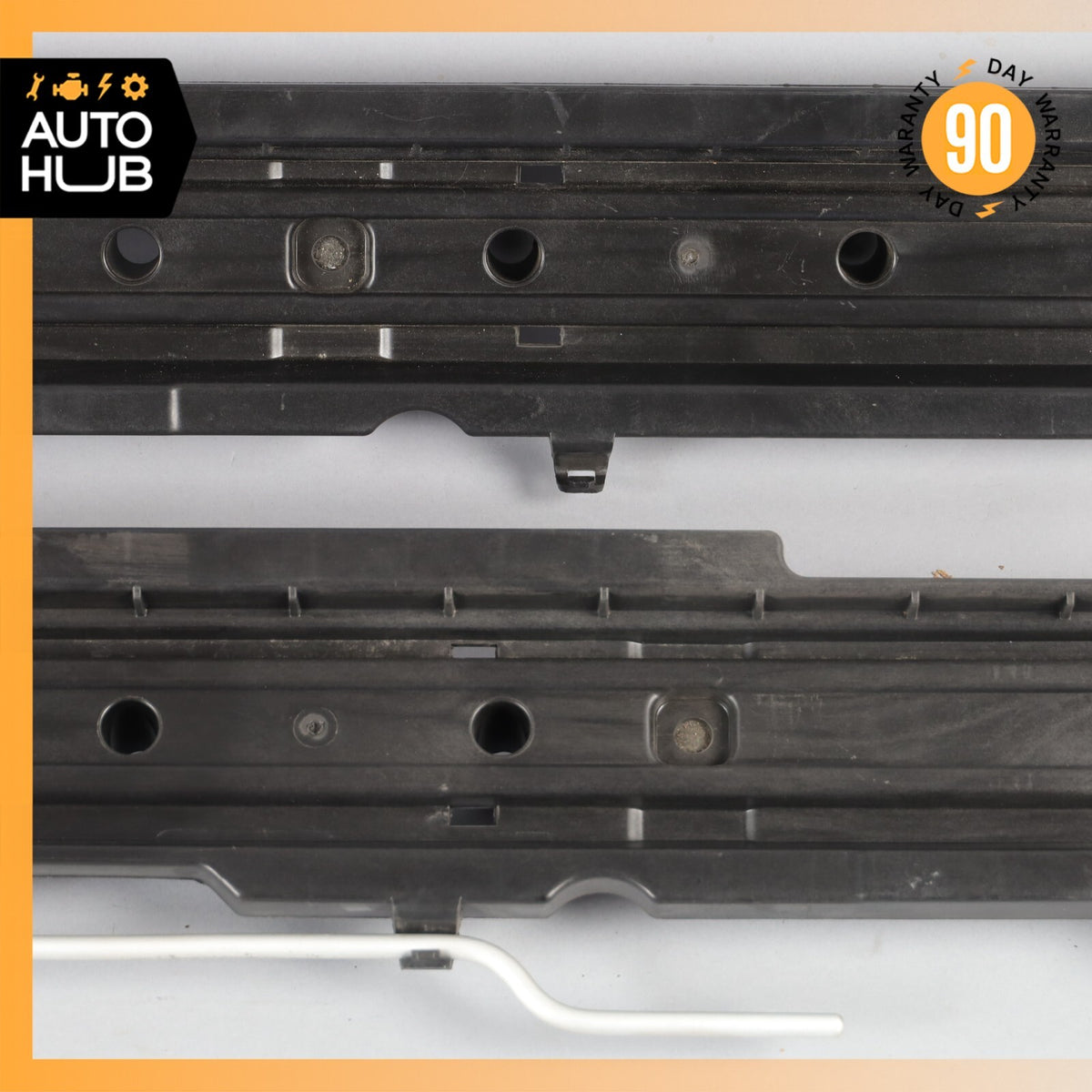 11-18 Porsche Cayenne 958 Turbo S Trunk Floor Rail Support Left & Right OEM - photo 4