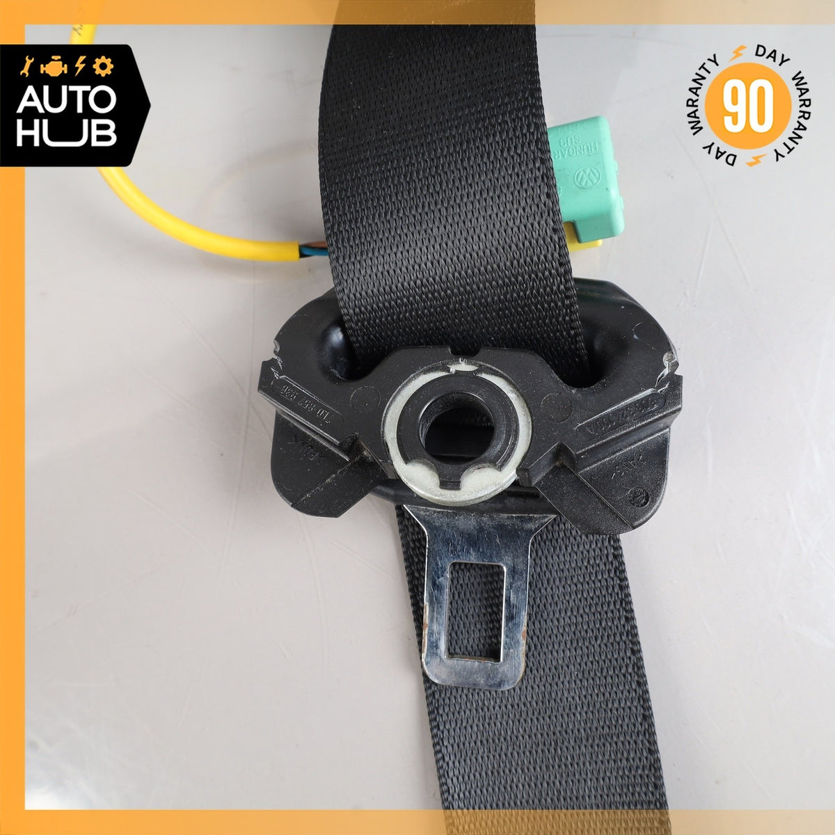 Porsche Cayenne 955 Front Left Driver Side Seat Belt Black OEM - photo 4