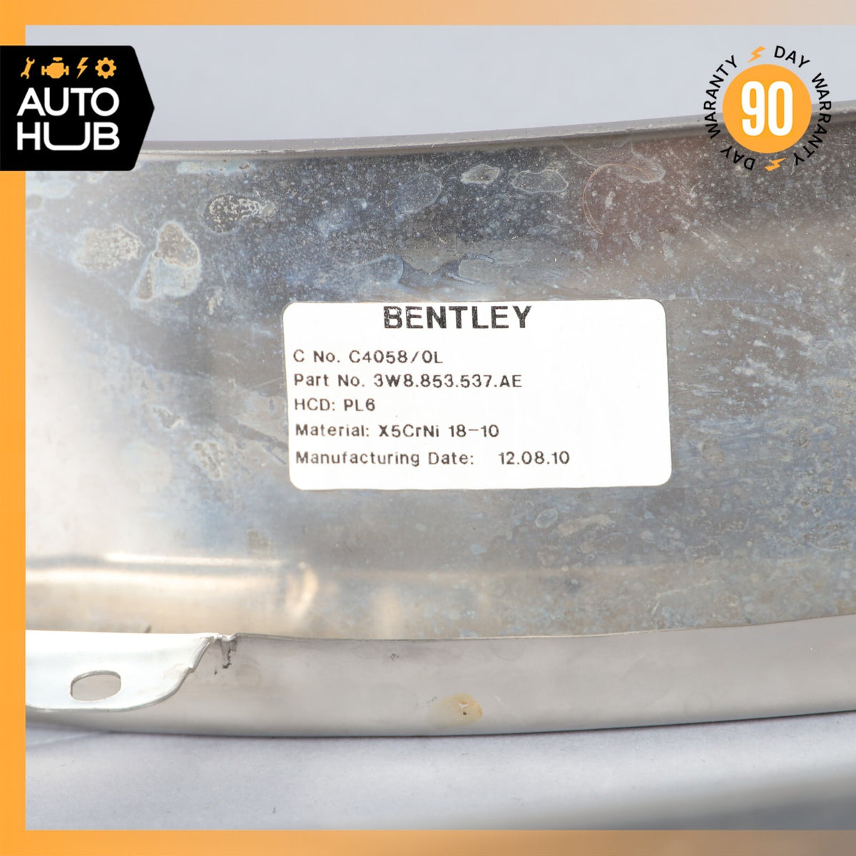 Bentley Continental GTC Left & Right Side Outer Door Step Sill Sills OEM 59k - photo 21