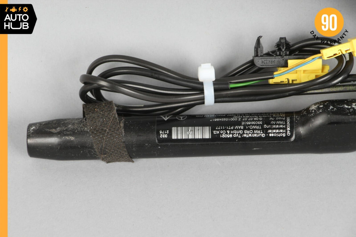 07-14 Mercedes W216 CL63 AMG S550 Front Left Driver Seat Belt Buckle Black OEM - photo 9