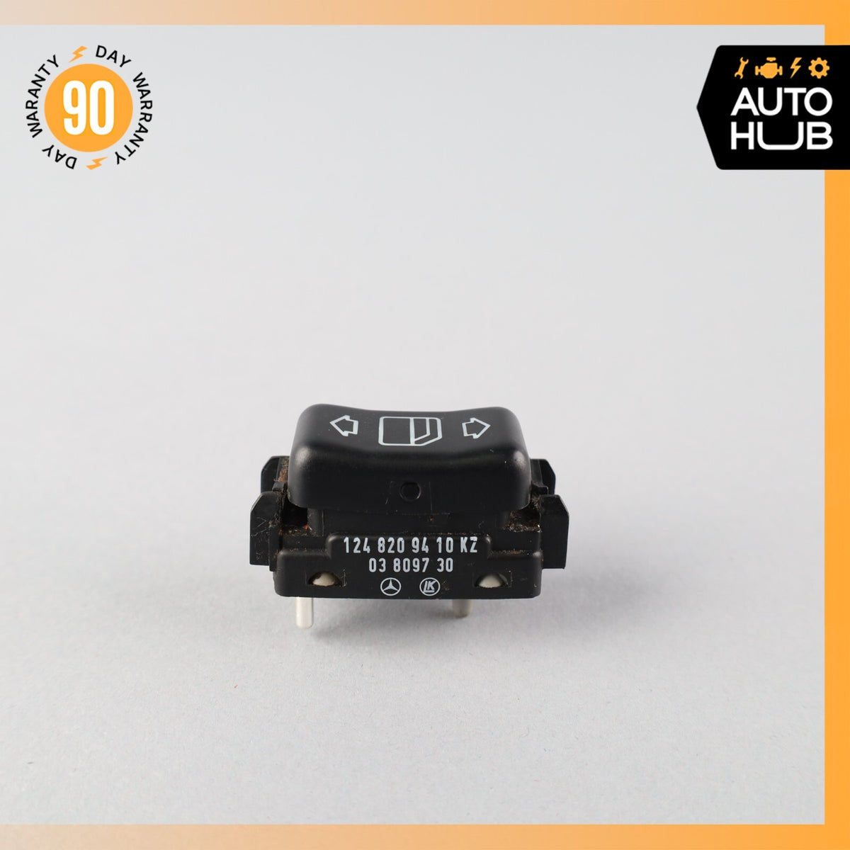 86-95 Mercedes W124 E320 300TE Right Window Regulator Control Switch Button OEM - photo 2