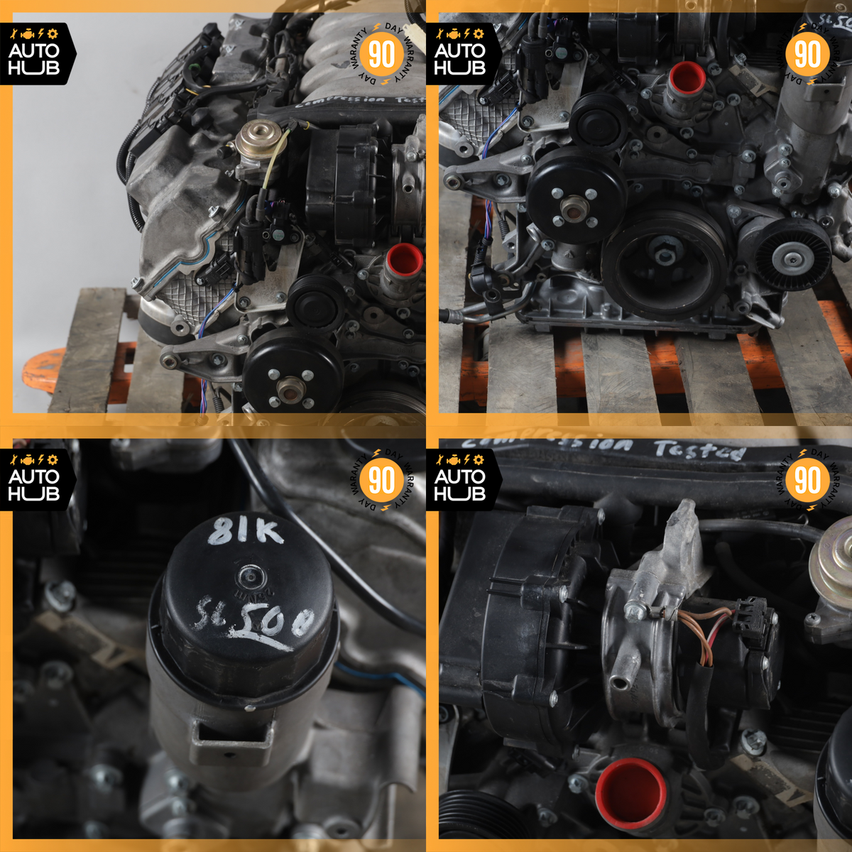 99-06 Mercedes R230 SL500 E500 CLK500 Engine Motor Assembly 5.0 V8 M113 OEM 81k - photo 21