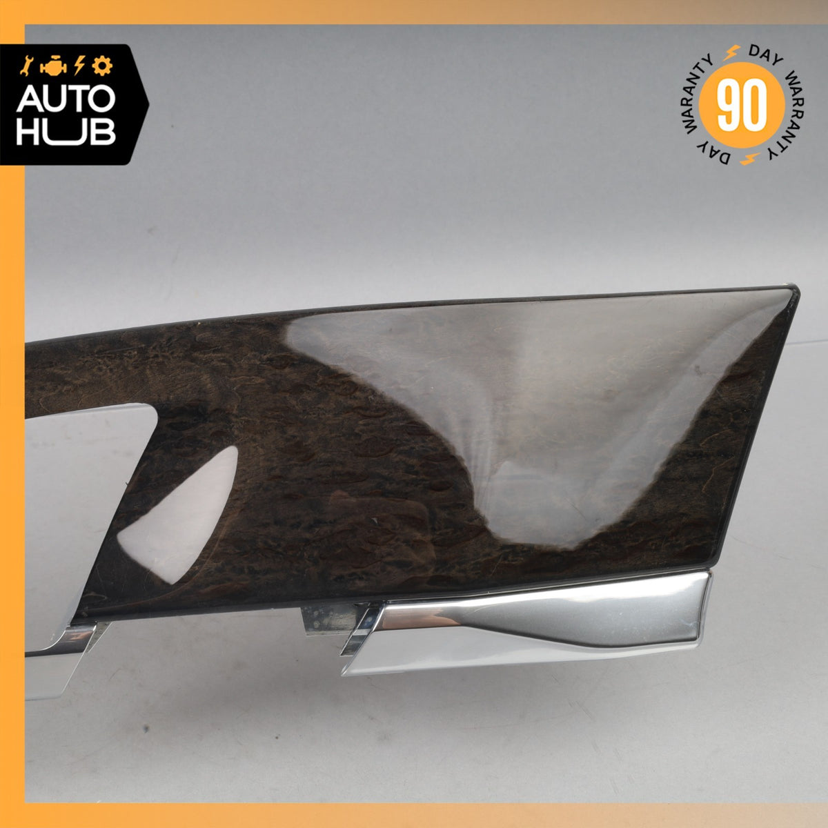 Porsche Panamera 970 Front Left Driver Side Door Panel Molding Wood OEM - photo 5
