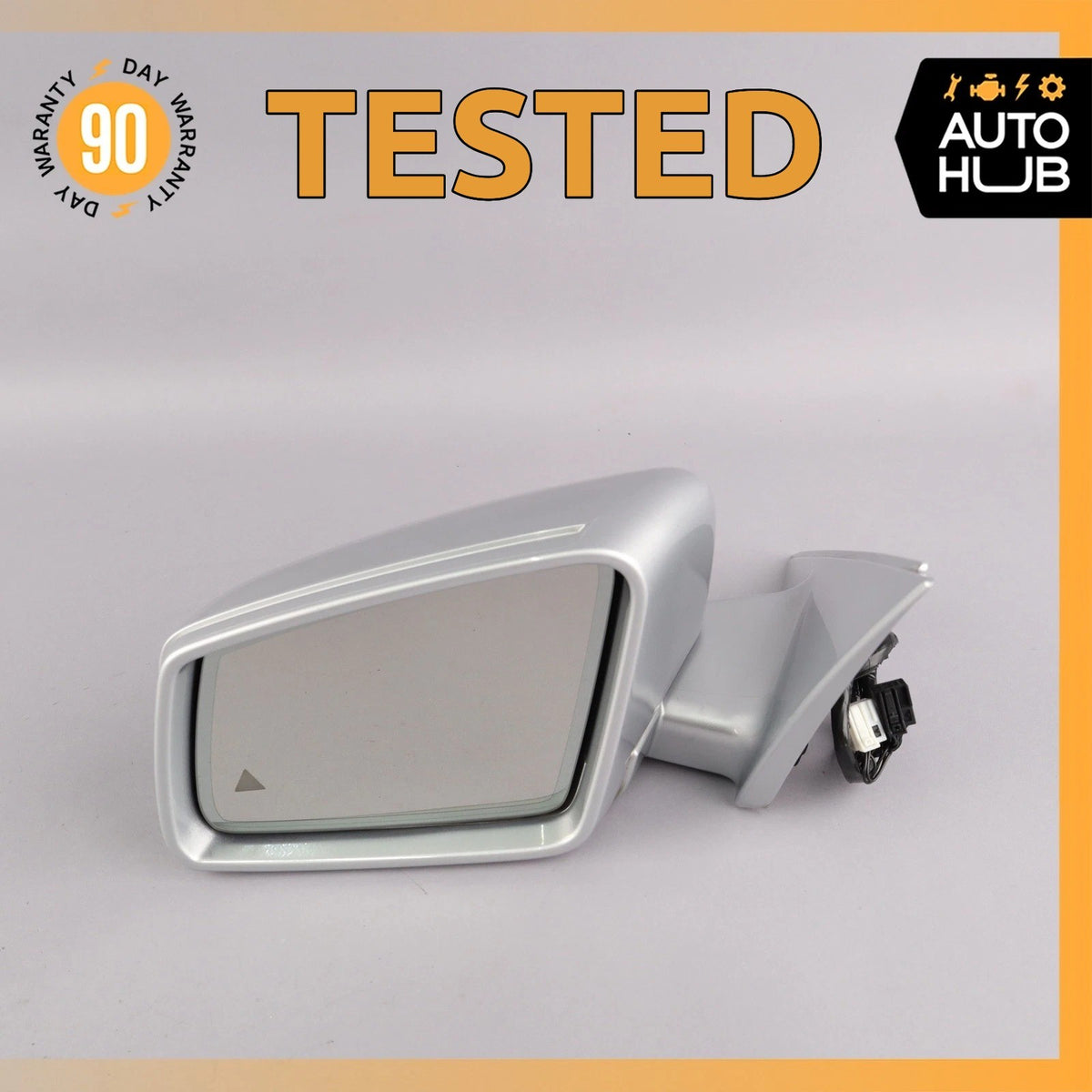 10-13 Mercedes W221 S400 S550 Left Side Rear View Door Mirror w/ Blind Spot OEM - photo 1