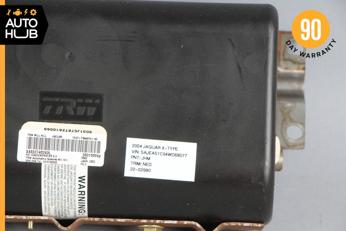 02-08 Jaguar X-Type 2.5L Right Dash Board Dashboard Airbag Air Bag C2S47627 OEM - photo 3