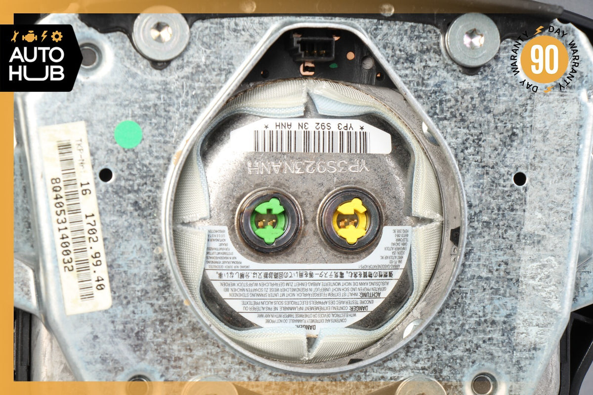 Mercedes R230 SL500 SL55 AMG CLK500 E350 Steering Wheel Airbag Air Bag Black OEM - photo 10