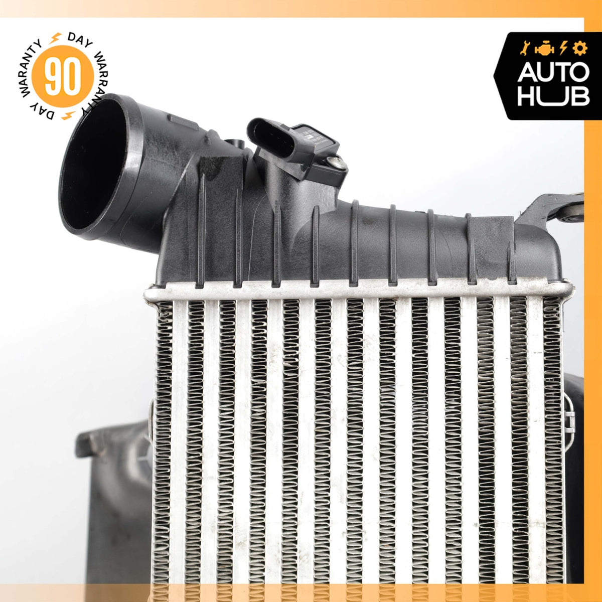 Bentley Continental GTC 6.0L Right Turbo Intercooler Radiator w/ Air Duct OEM - photo 10