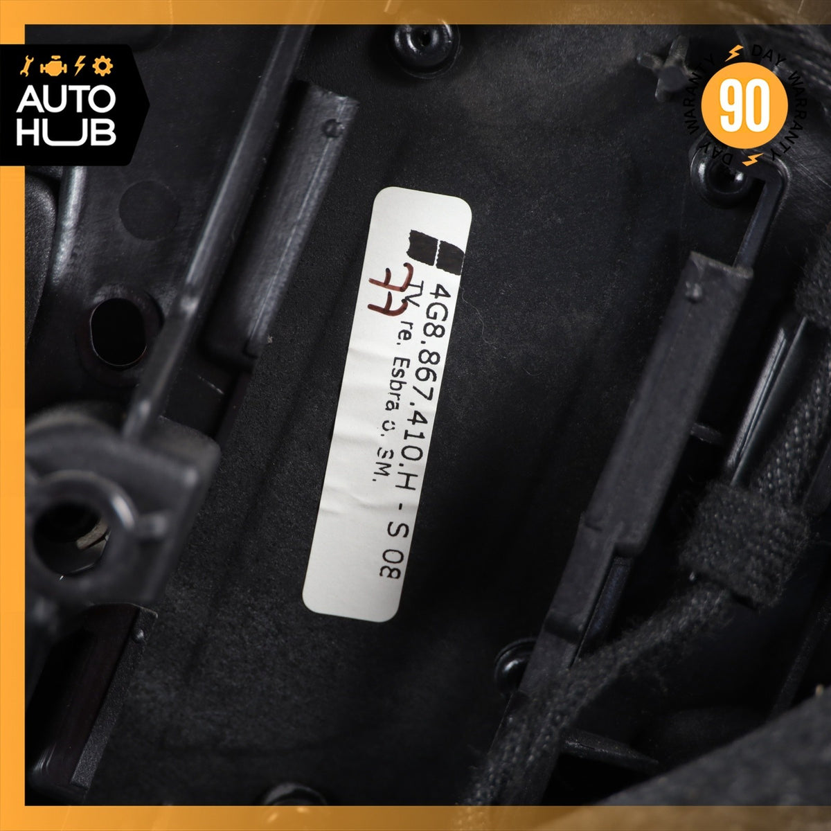 12-18 Audi 4G8 A7 S7 Front Right Passenger Door Panel Cover Trim Black Wood OEM - photo 19