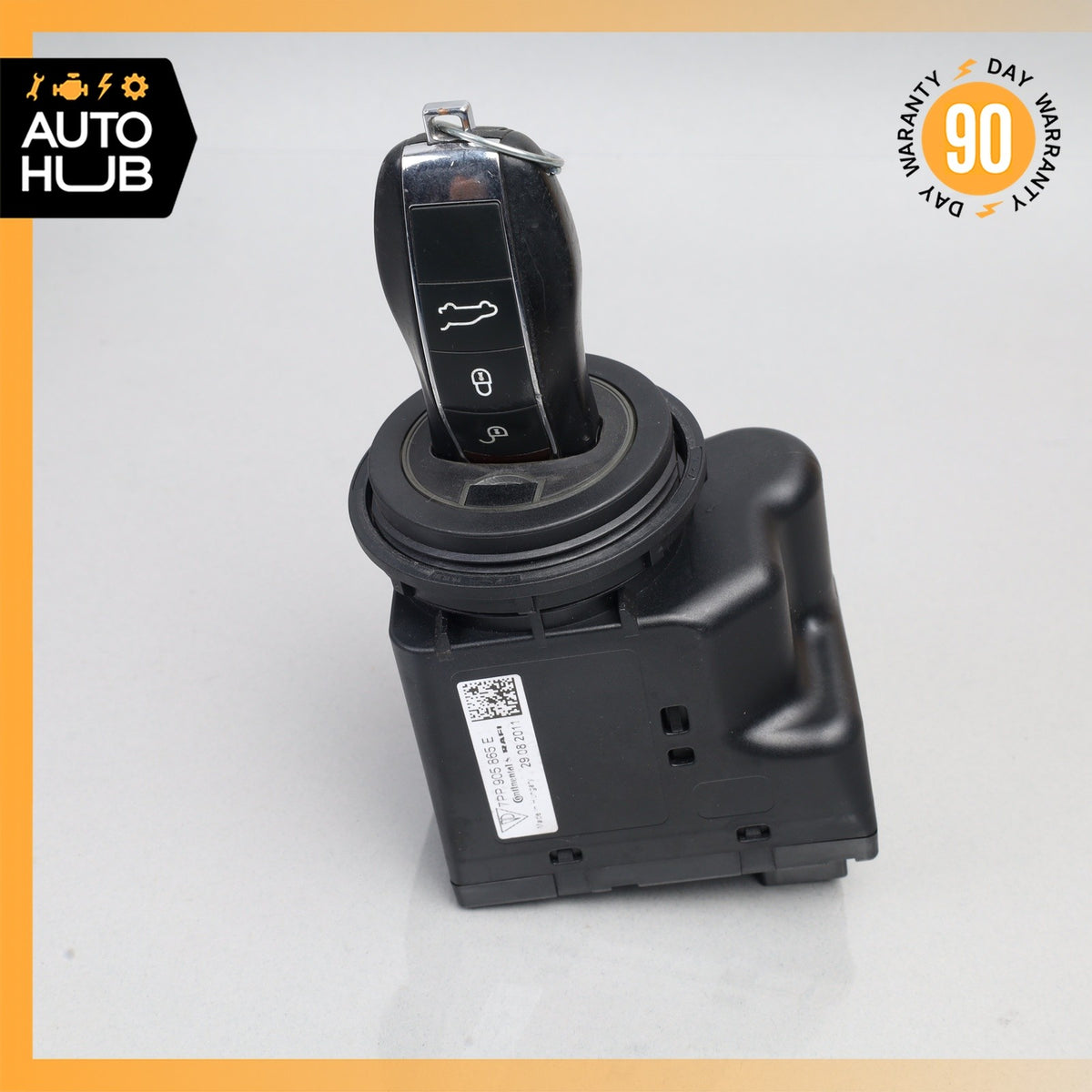 11-18 Porsche Cayenne 958 Start Ignition Switch Module w/ Key OEM - photo 2