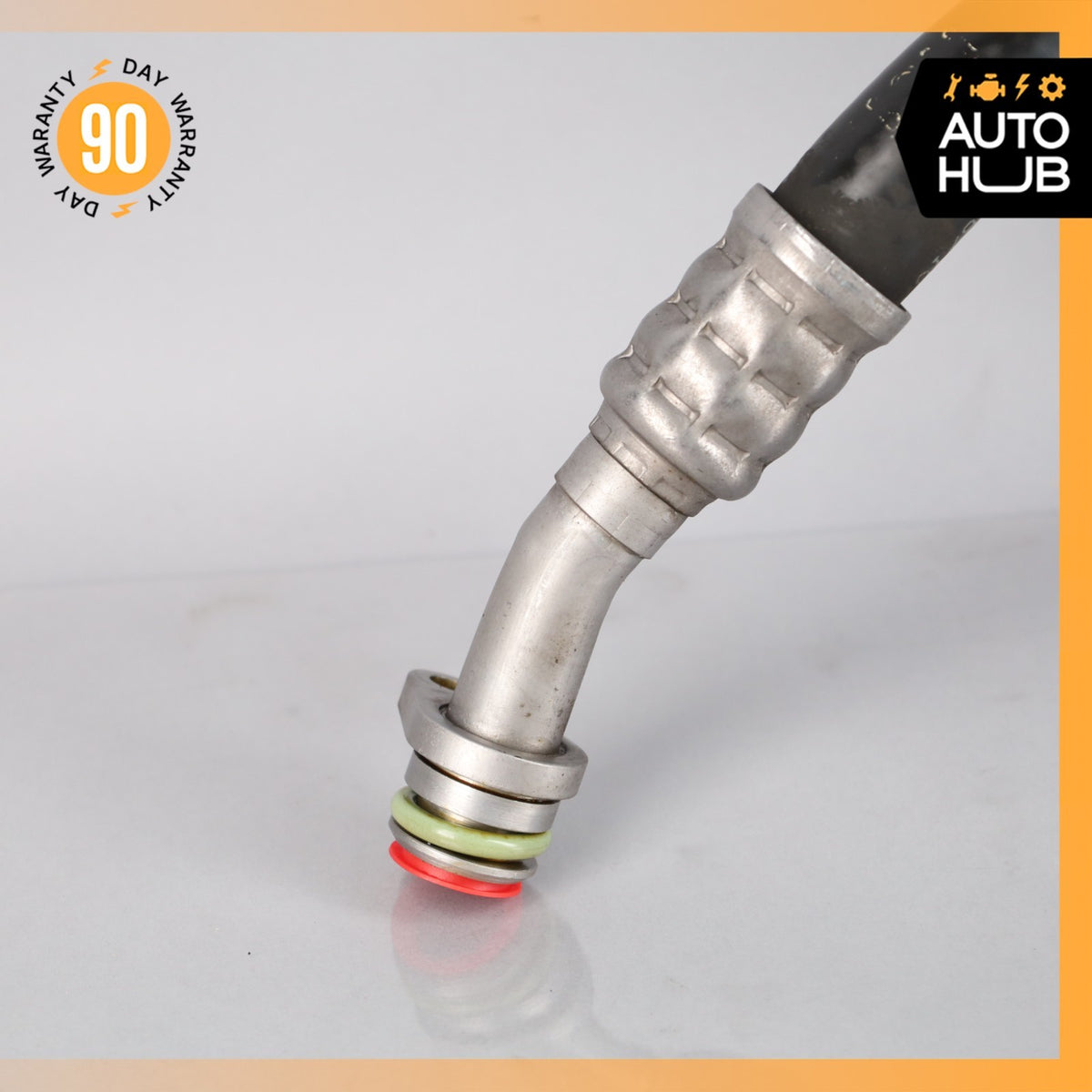 07-11 Mercedes W164 ML63 Engine Right Oil Cooler Hose Line Pipe 1561800182 OEM - photo 2