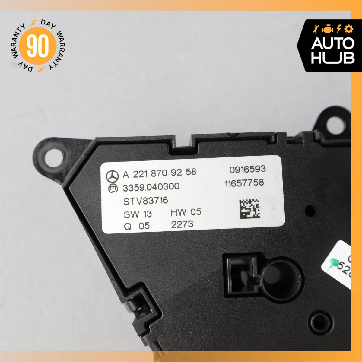 07-14 Mercedes W221 S550 CL550 Front Left Driver Seat Control Memory Switch OEM - photo 8