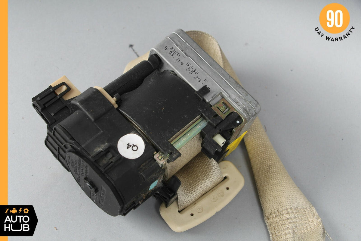03-06 Mercedes R230 SL500 SL600 Left Driver Seatbelt Seat Belt Retractor Beige - photo 10